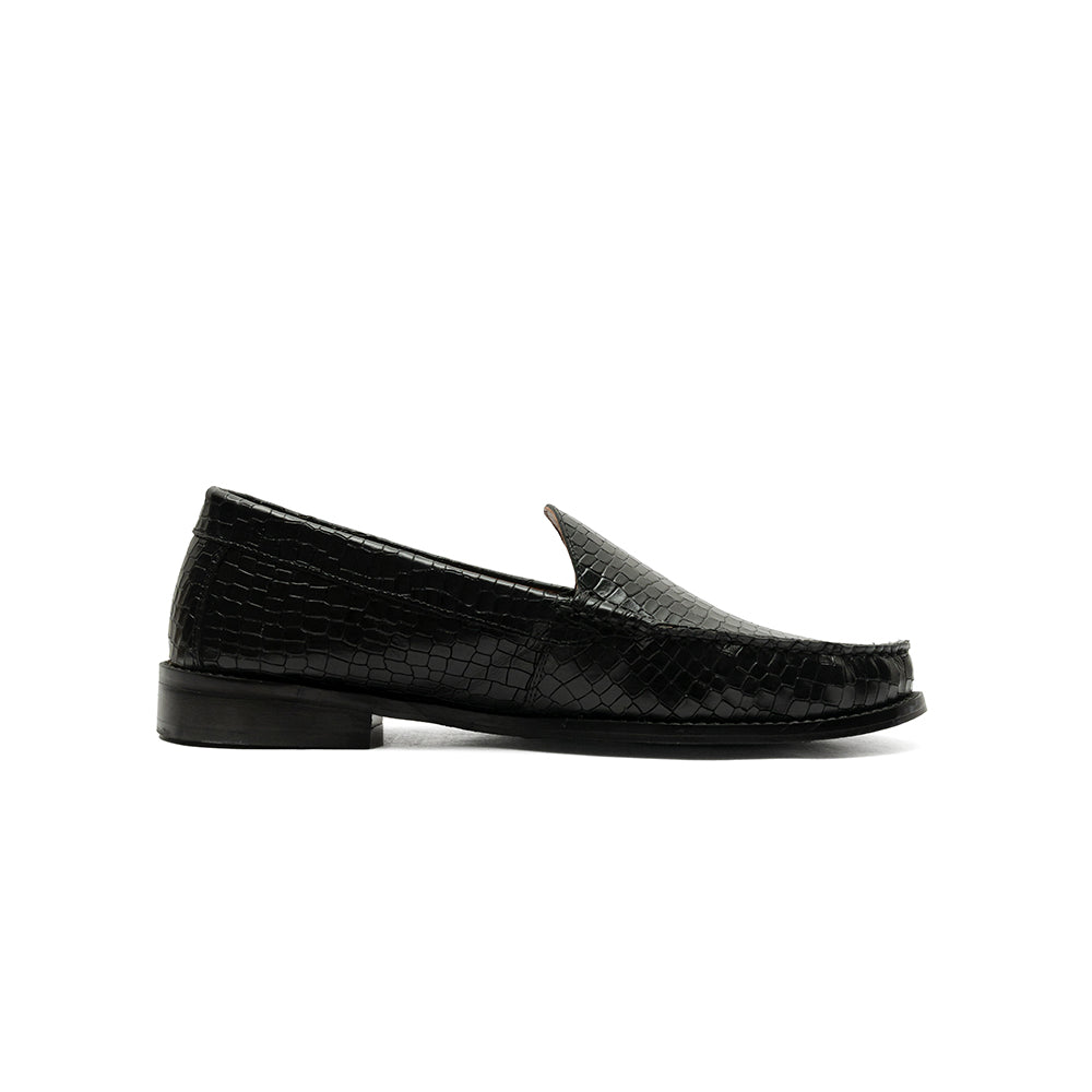 Black Slip-On Loafers