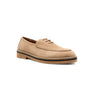 Beige Suede Lace-Up