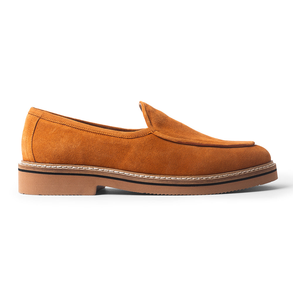Tan Suede Slip-On
