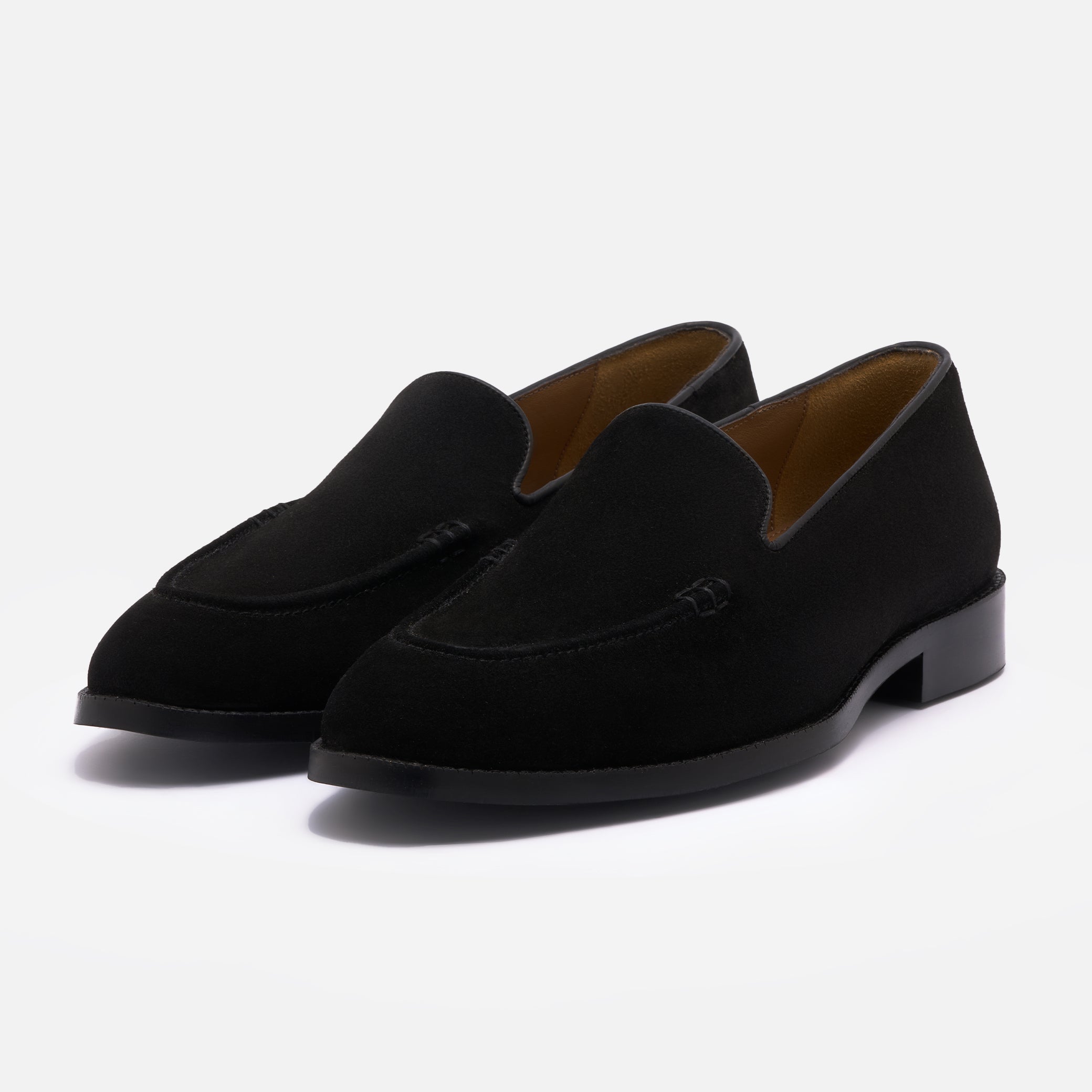 Black Signature Slip Ons