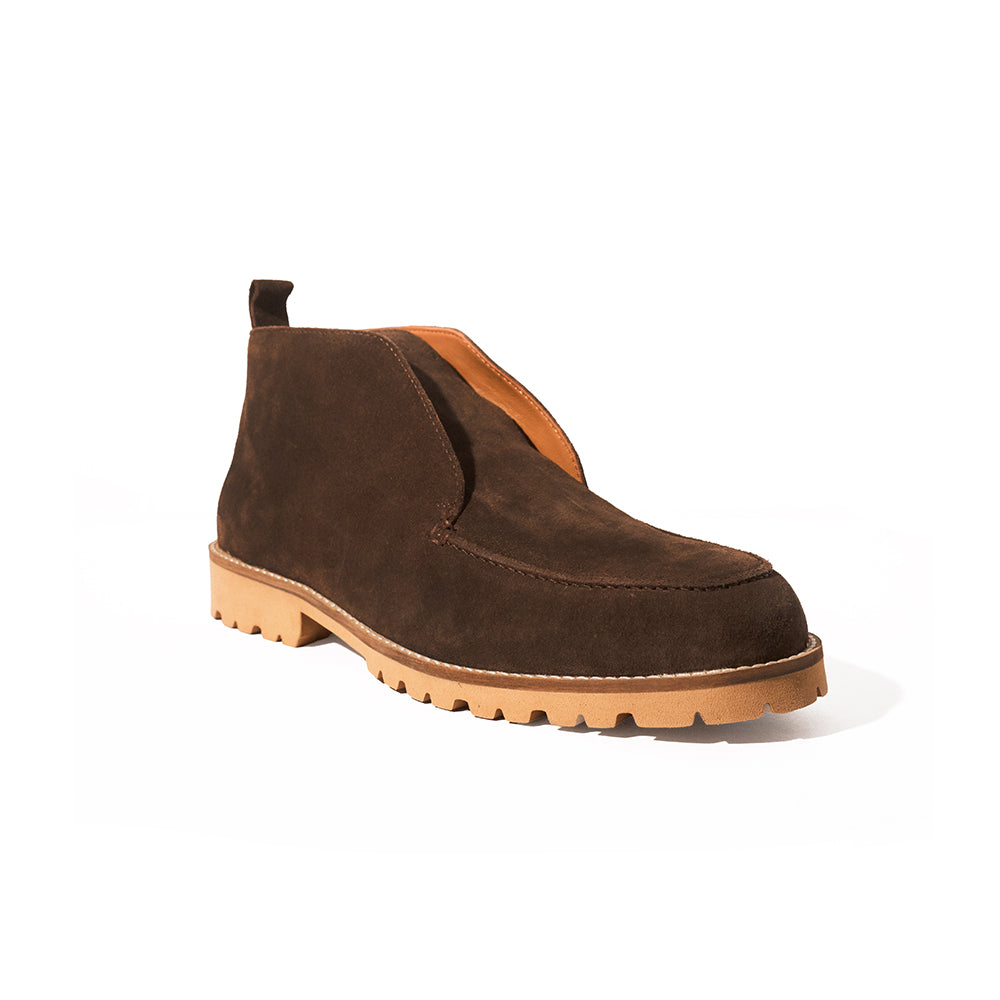 Brown Suede Ankle Boot