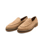 Beige Suede Slip-On