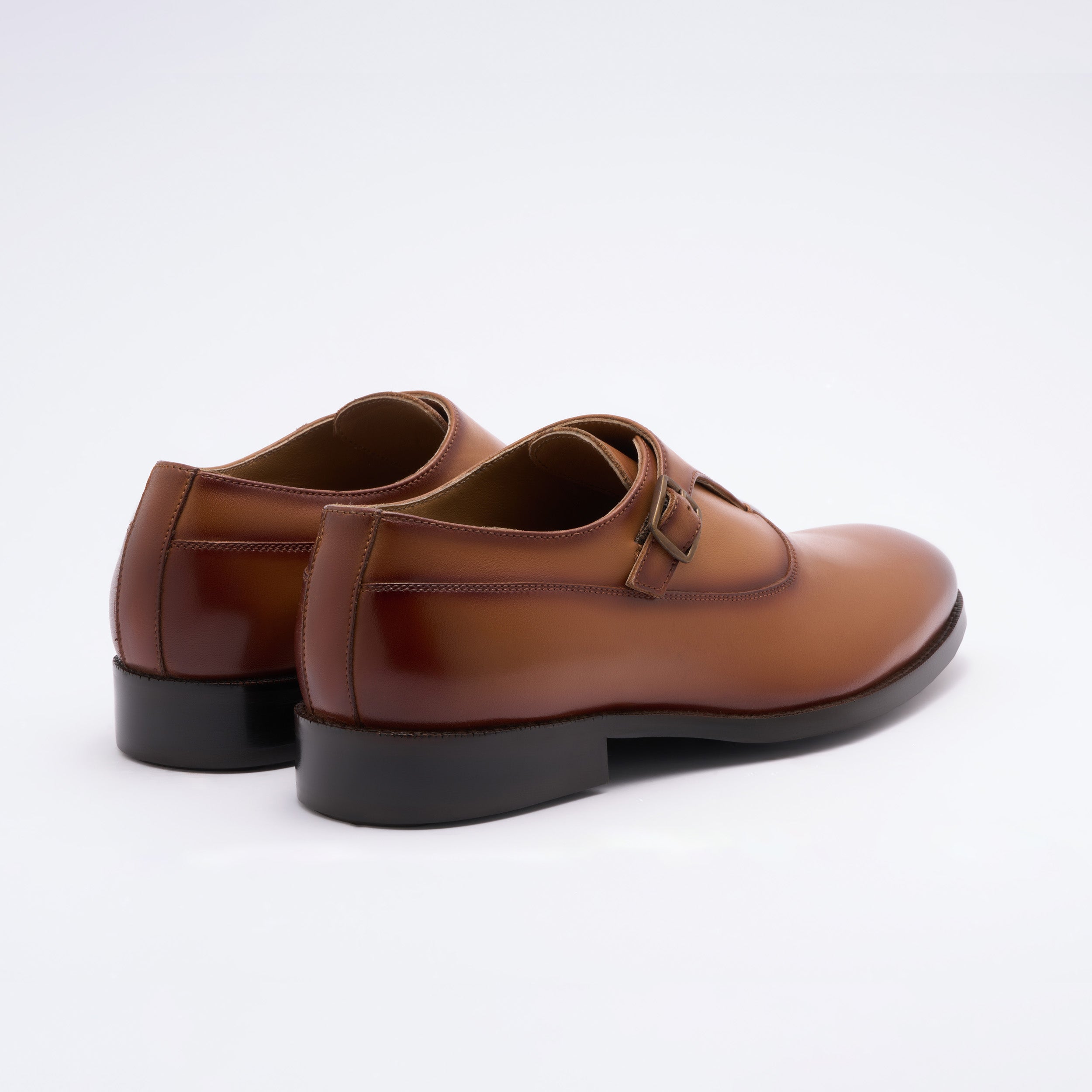 Dark Tan Cinghia Single Monk