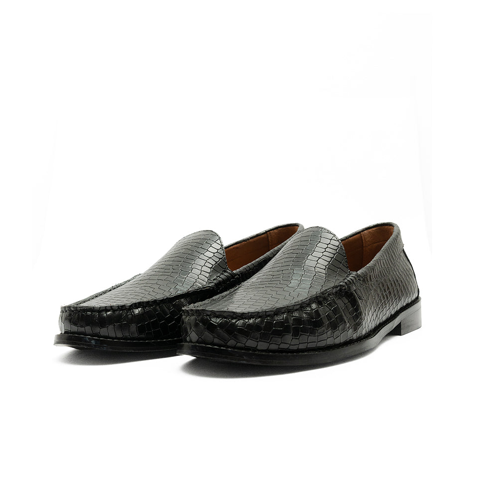 Black Slip-On Loafers