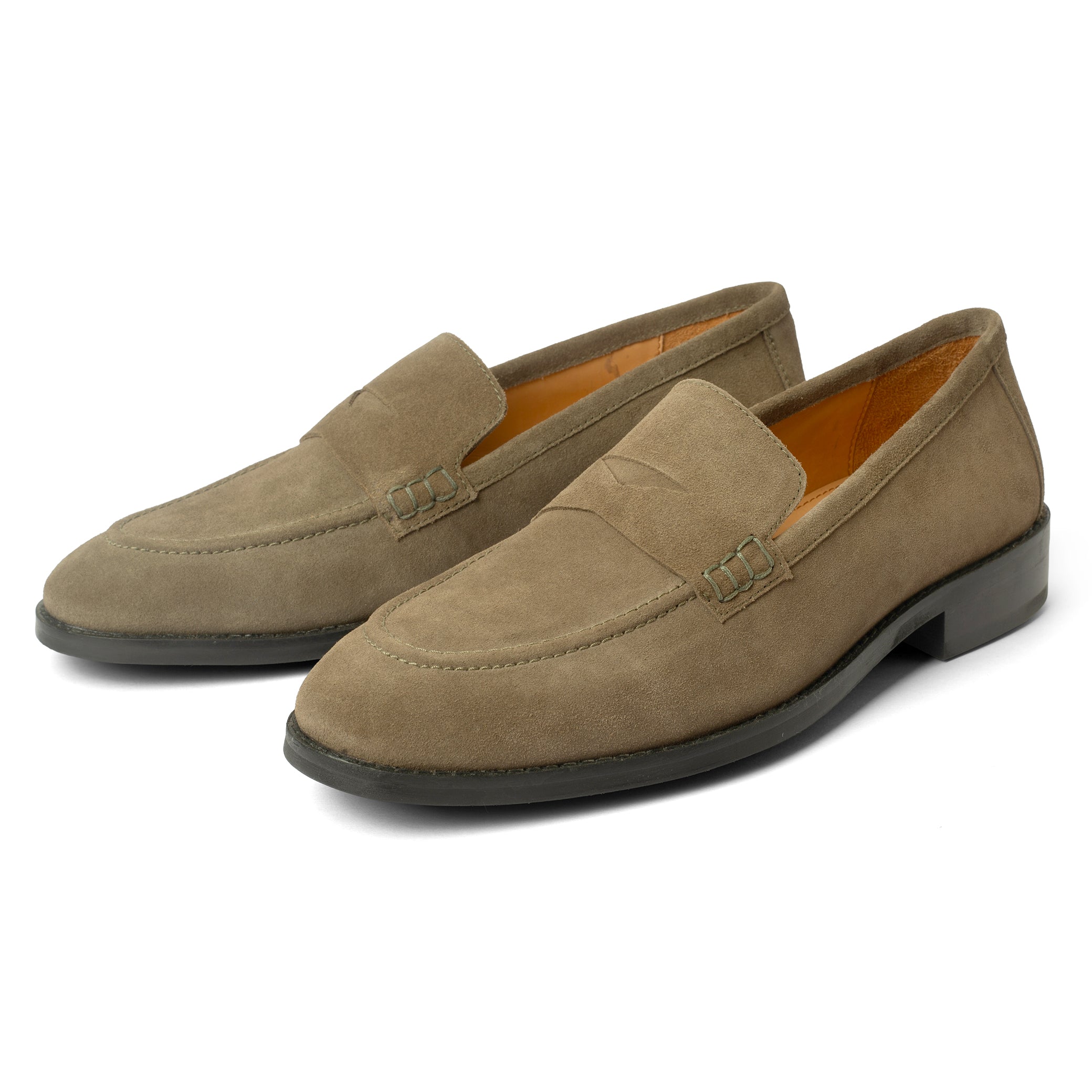 Mint Suede Moccasins