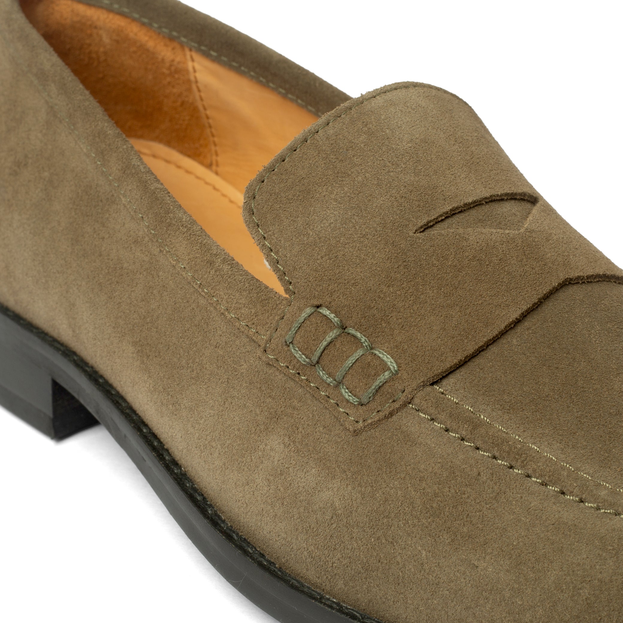 Mint Suede Moccasins