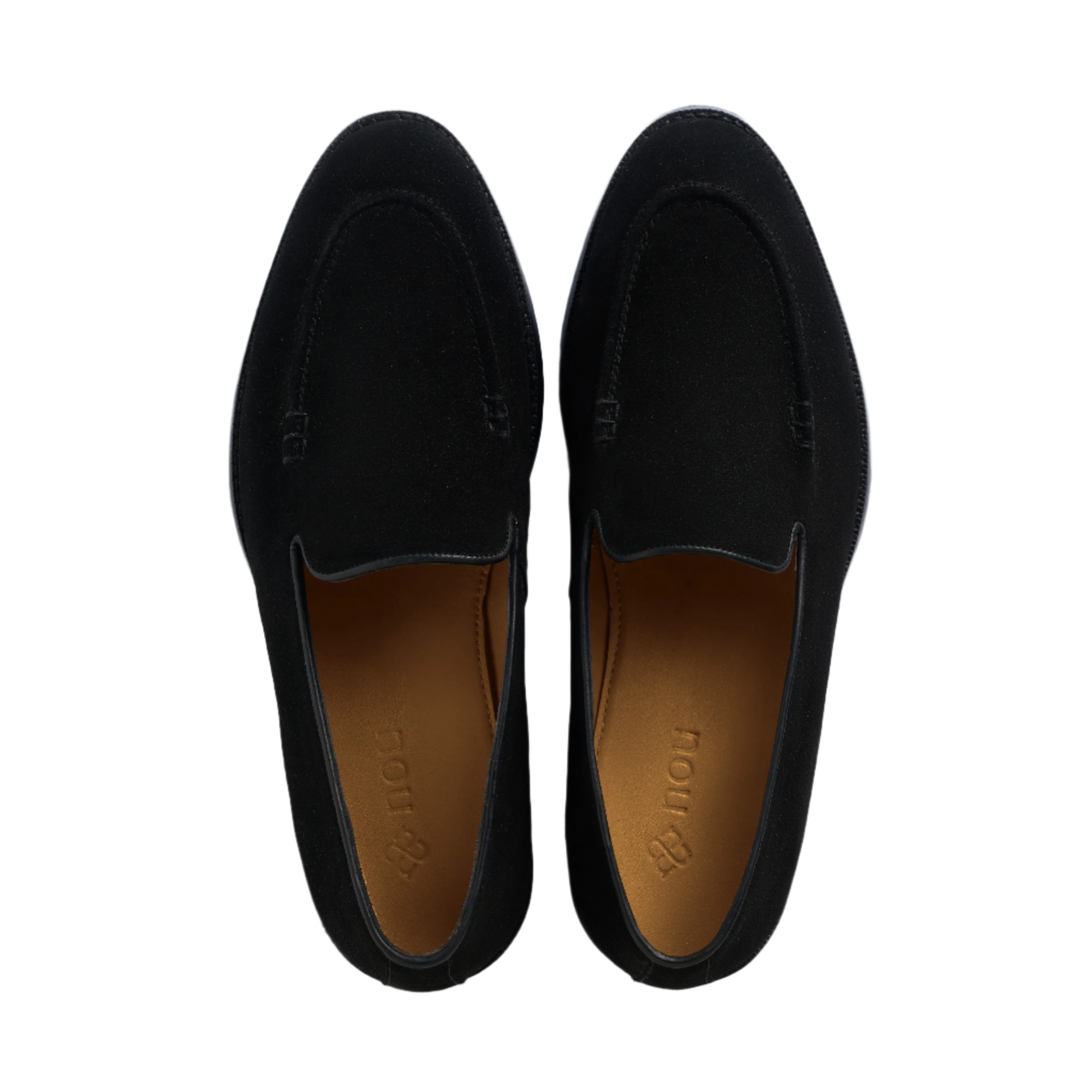 Black Signature Slip Ons