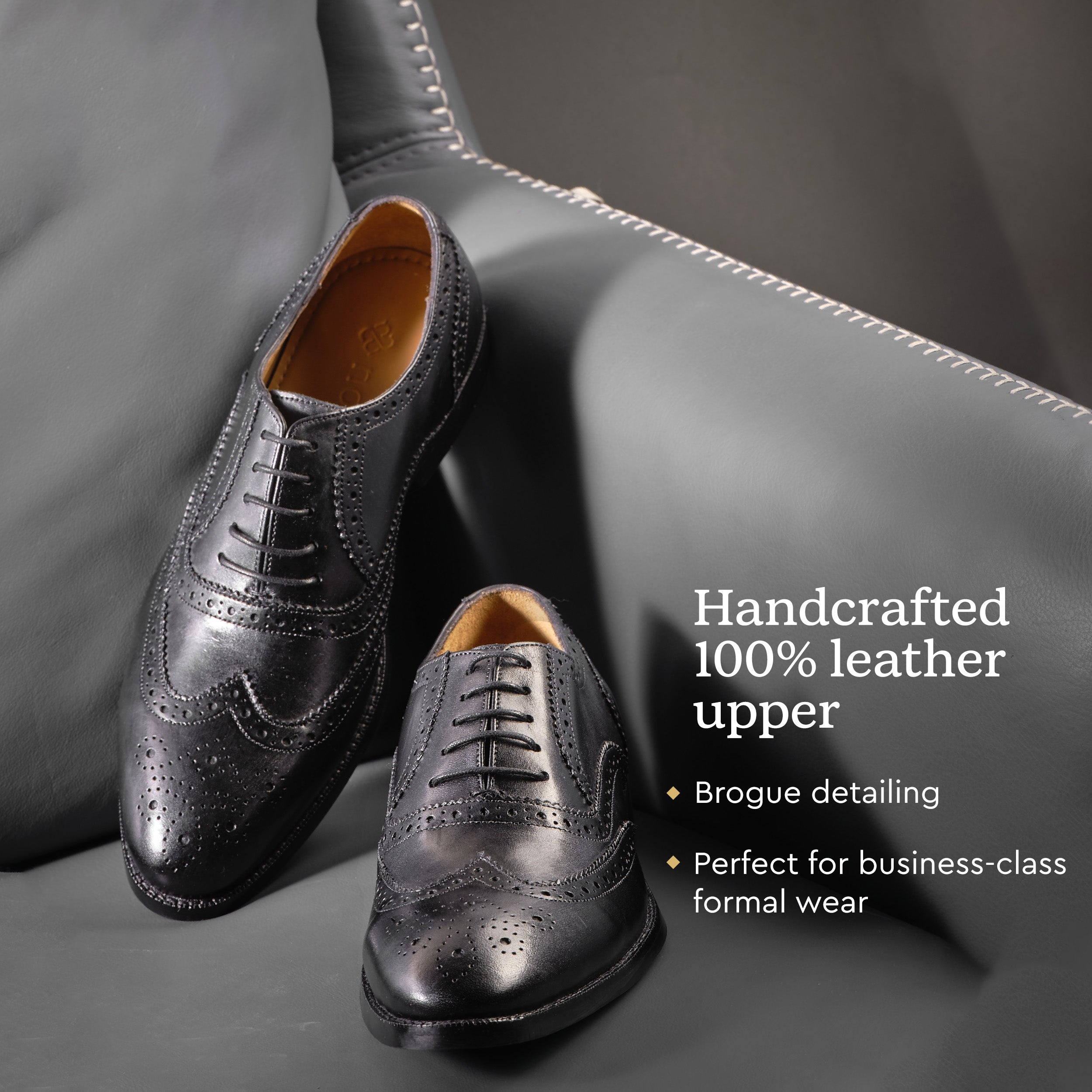 Black Scott Brogue