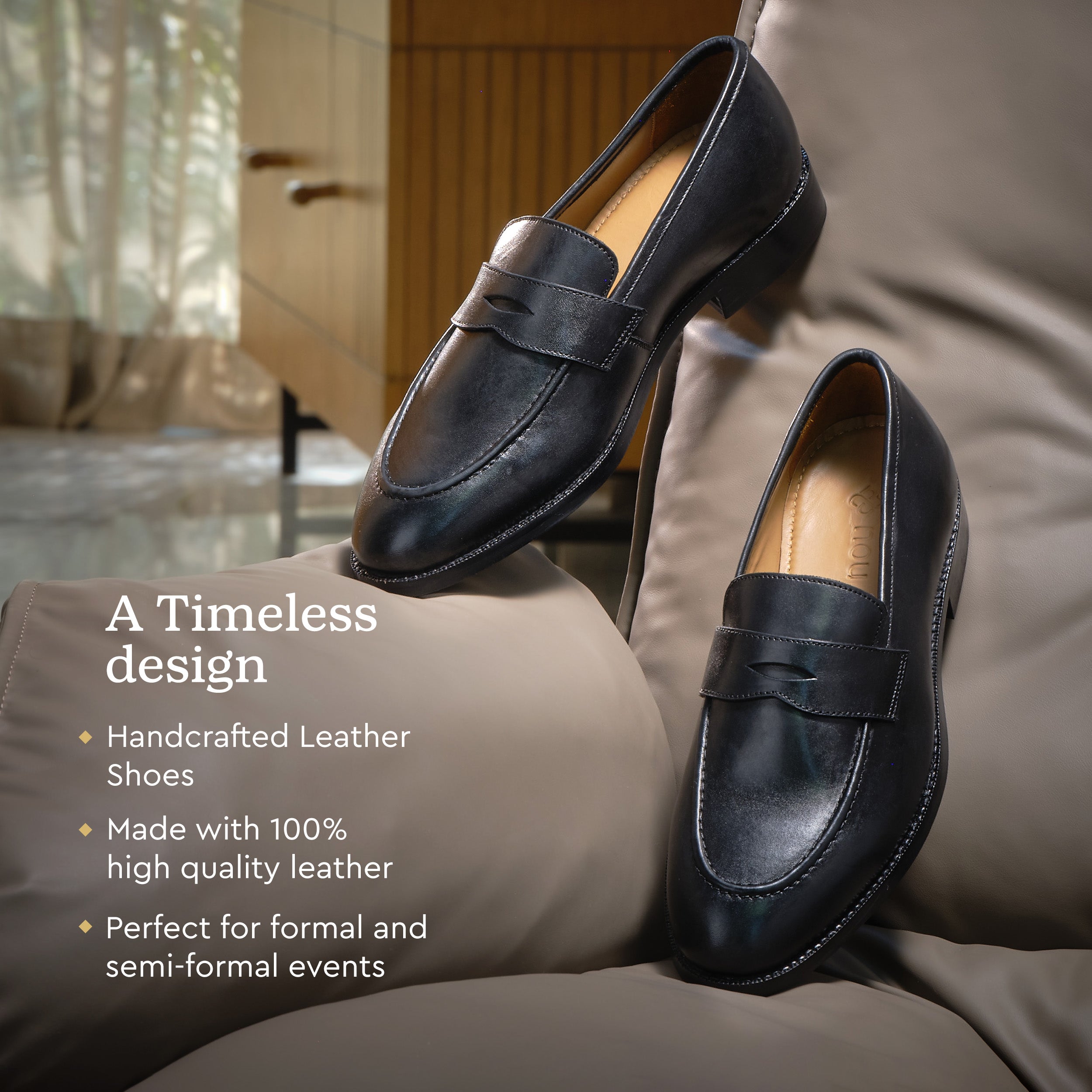 Black Java Moccasins