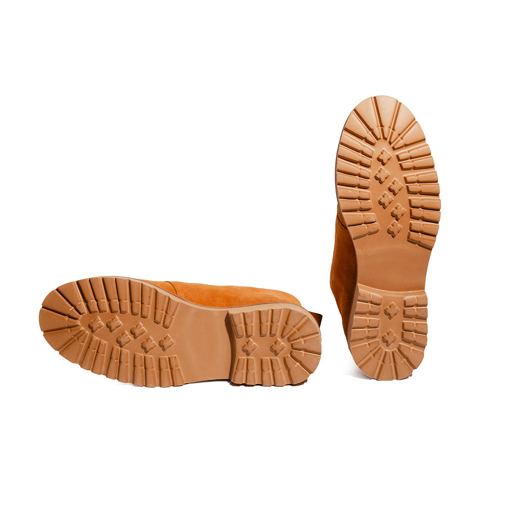 Tan Suede Ankle Boot