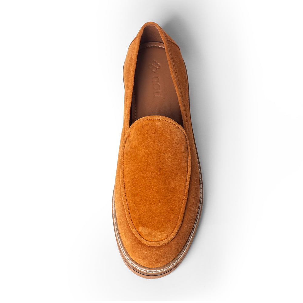 Tan Suede Slip-On