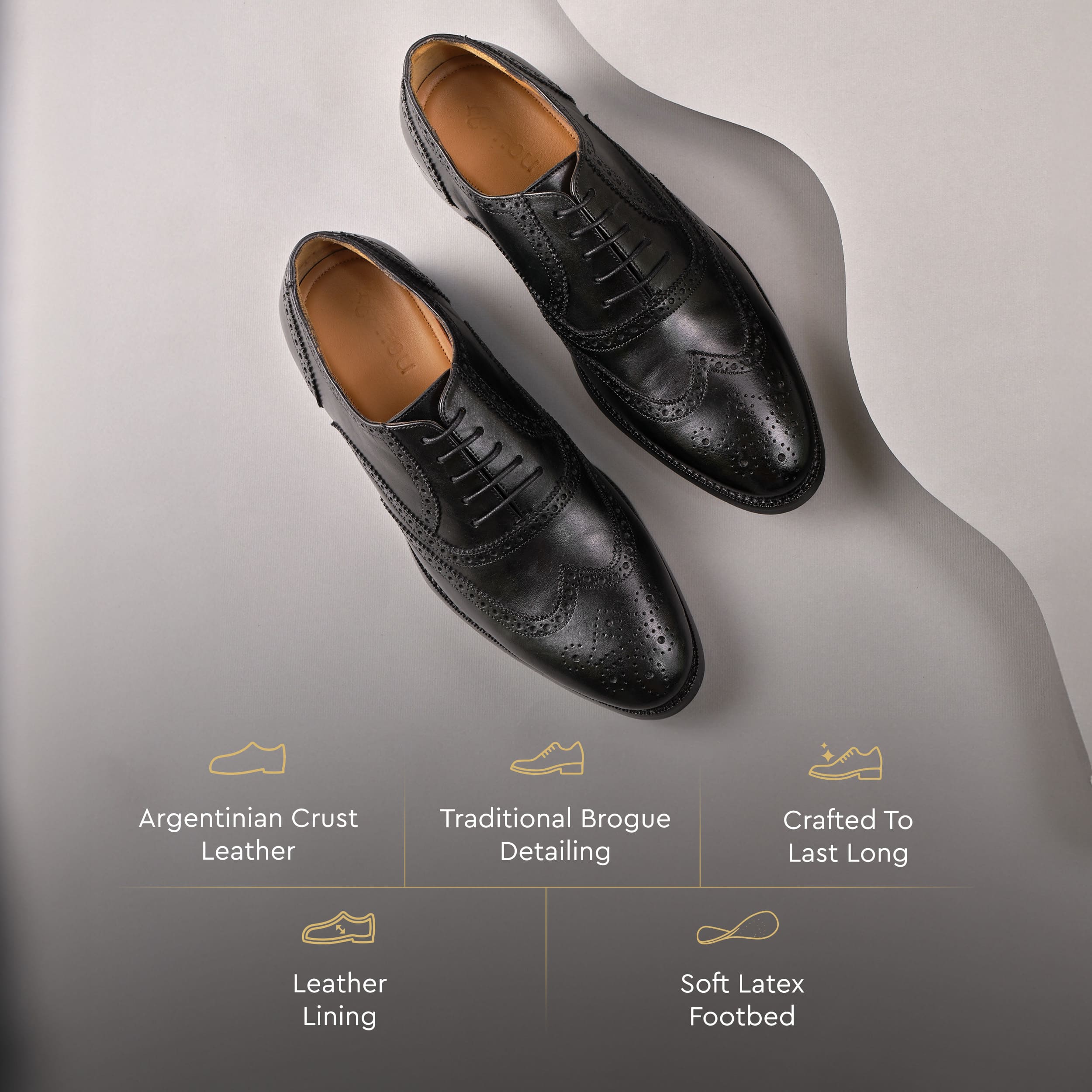 Black Scott Brogue