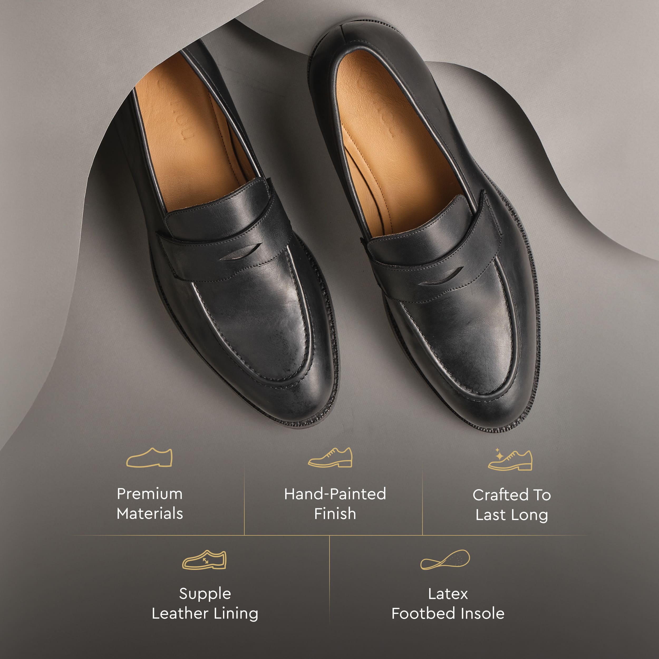 Black Java Moccasins