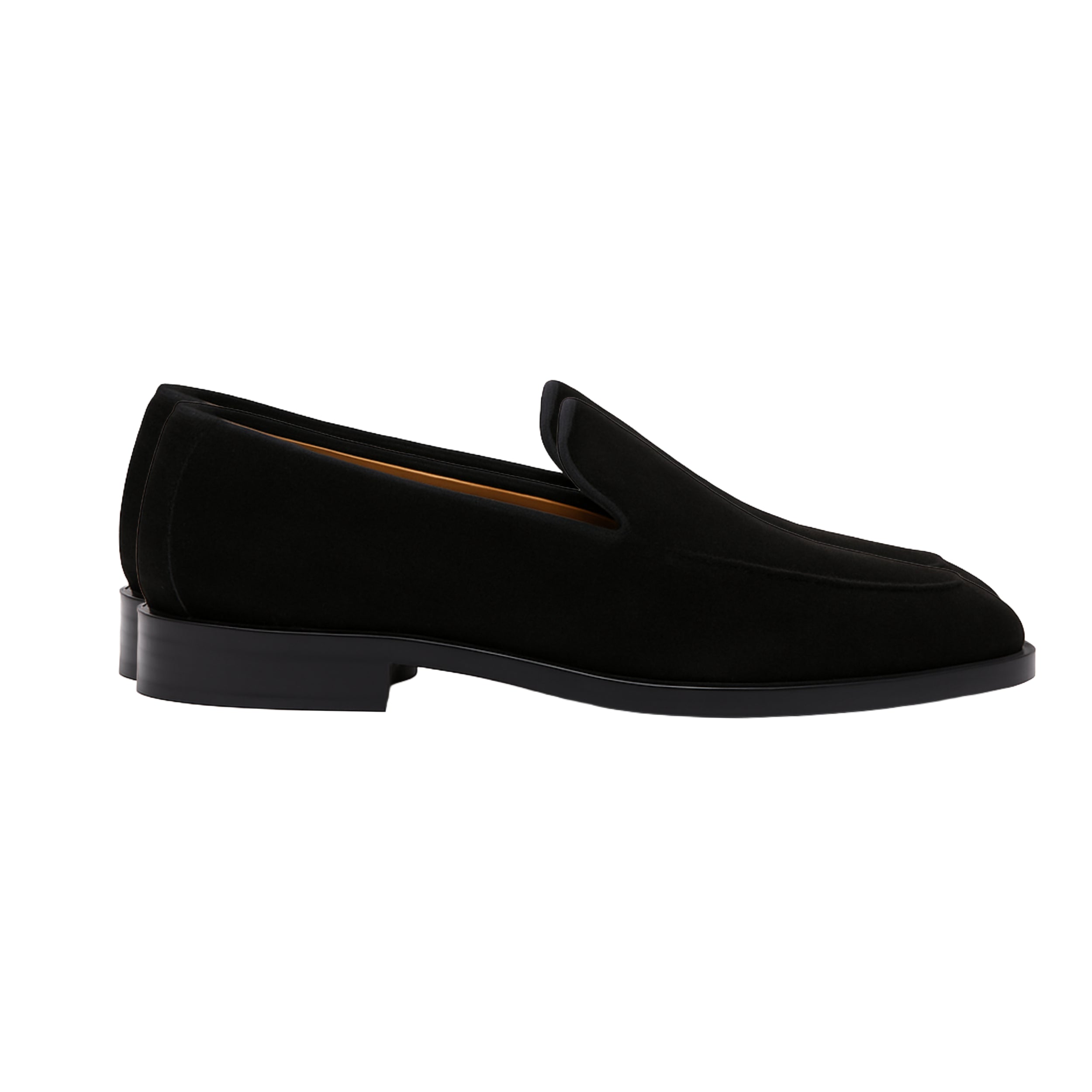 Black Signature Slip Ons