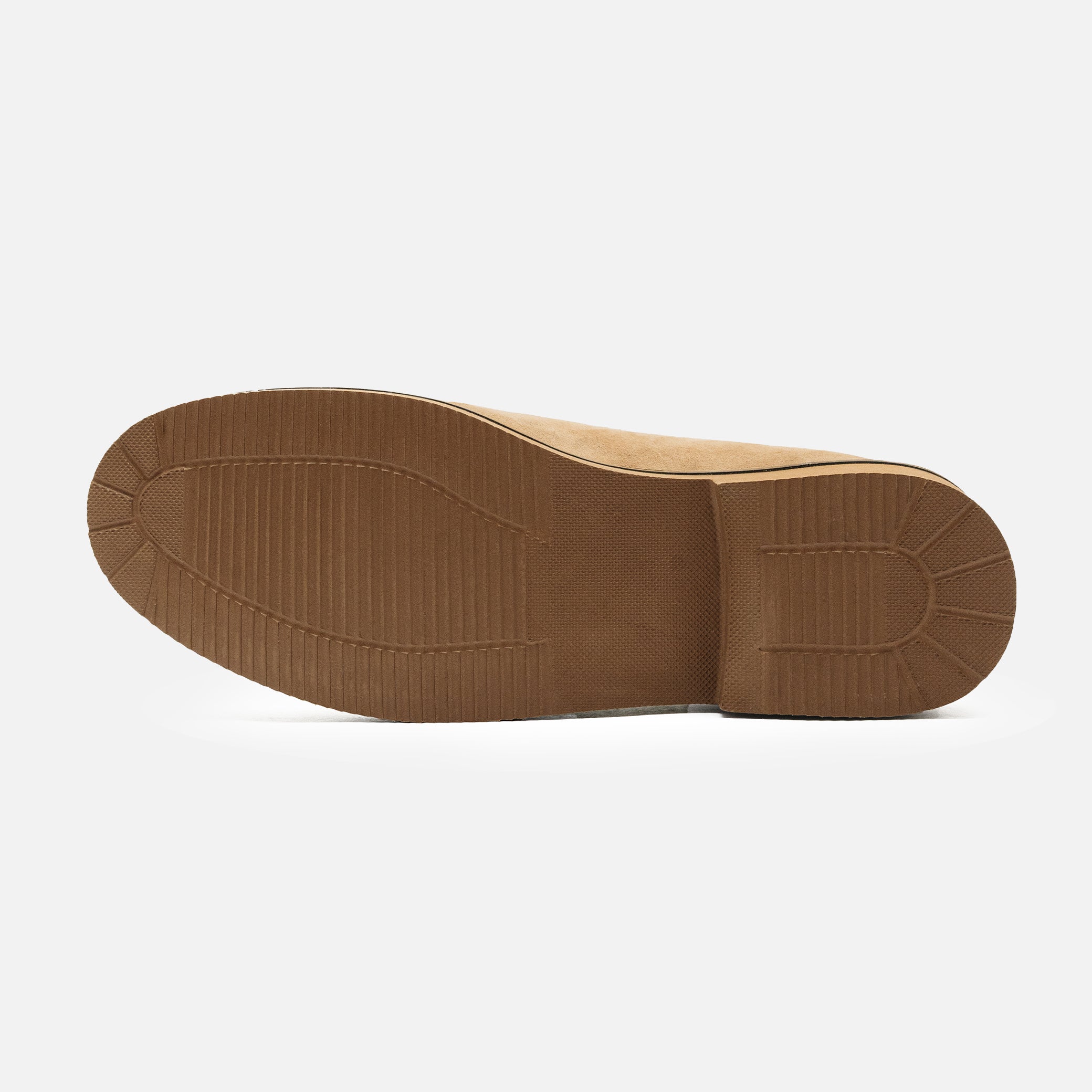 Beige Suede Slip-On