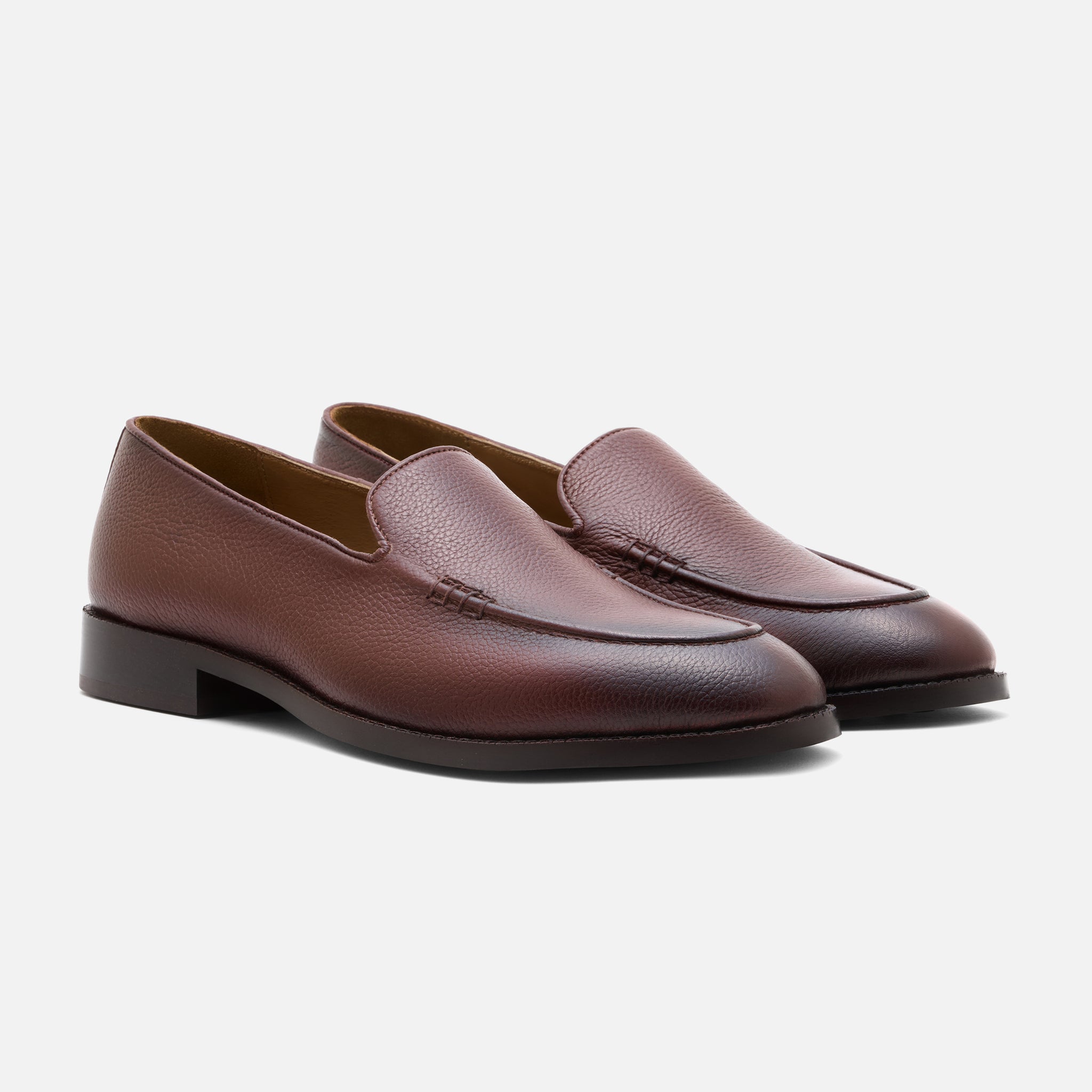 Brown Signature Slip Ons