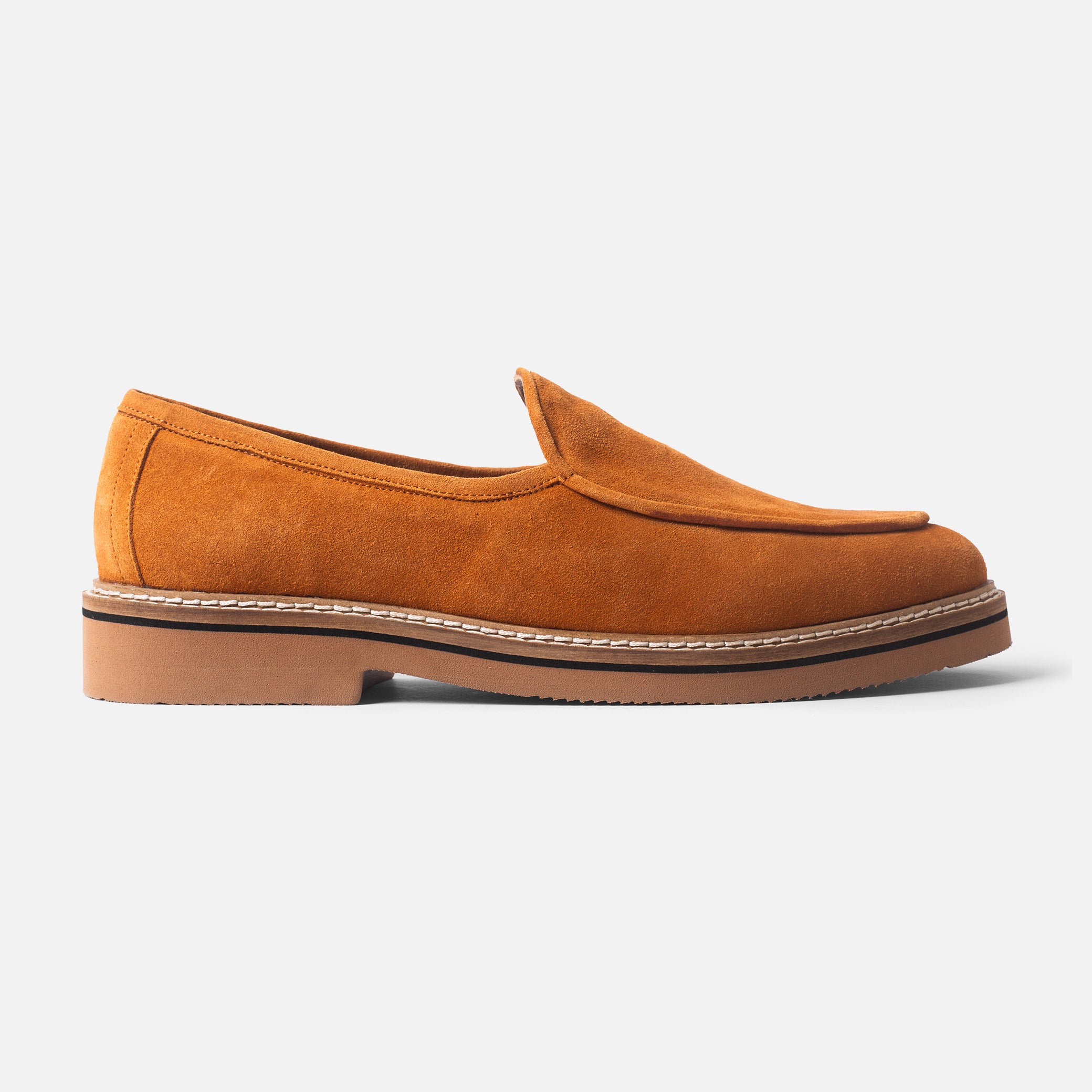 Tan Suede Slip-On
