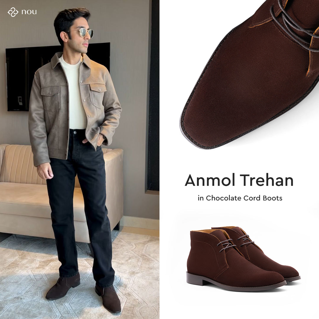 Chocolate Cord Boots