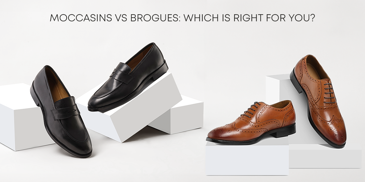 Moccasins vs Brogues Shoes