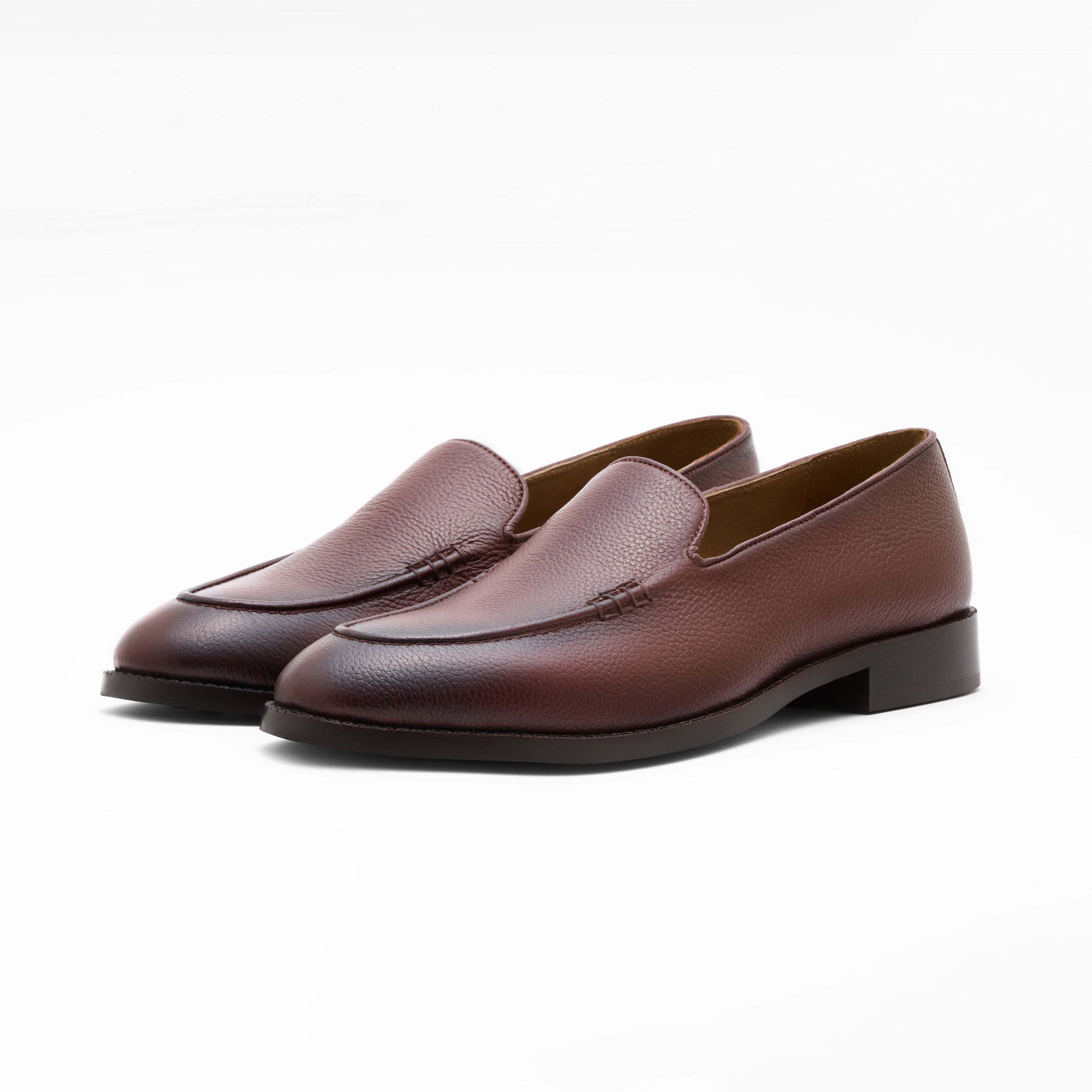 Brown Signature Slip Ons