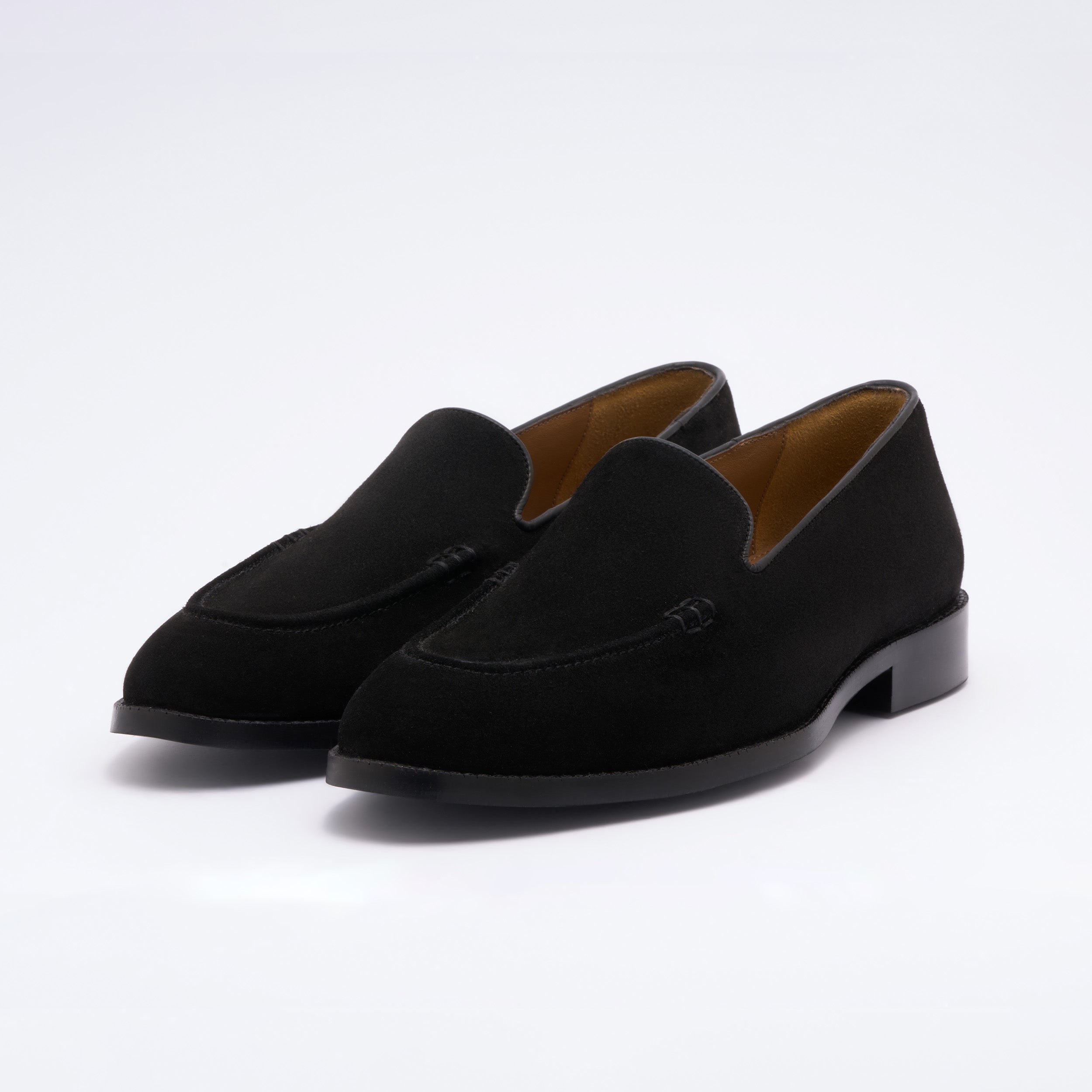 Black Signature Slip Ons