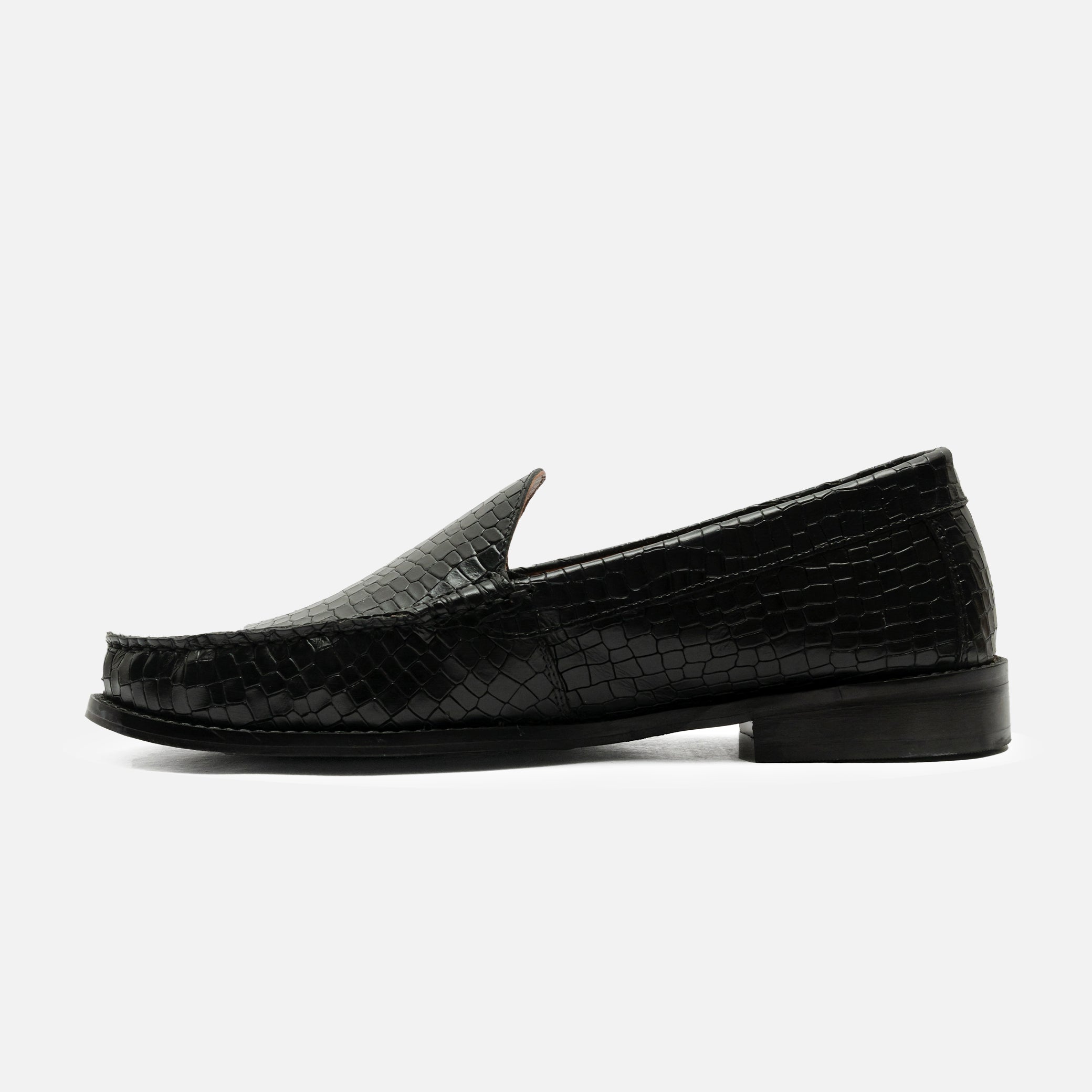 Black Slip-On Loafers
