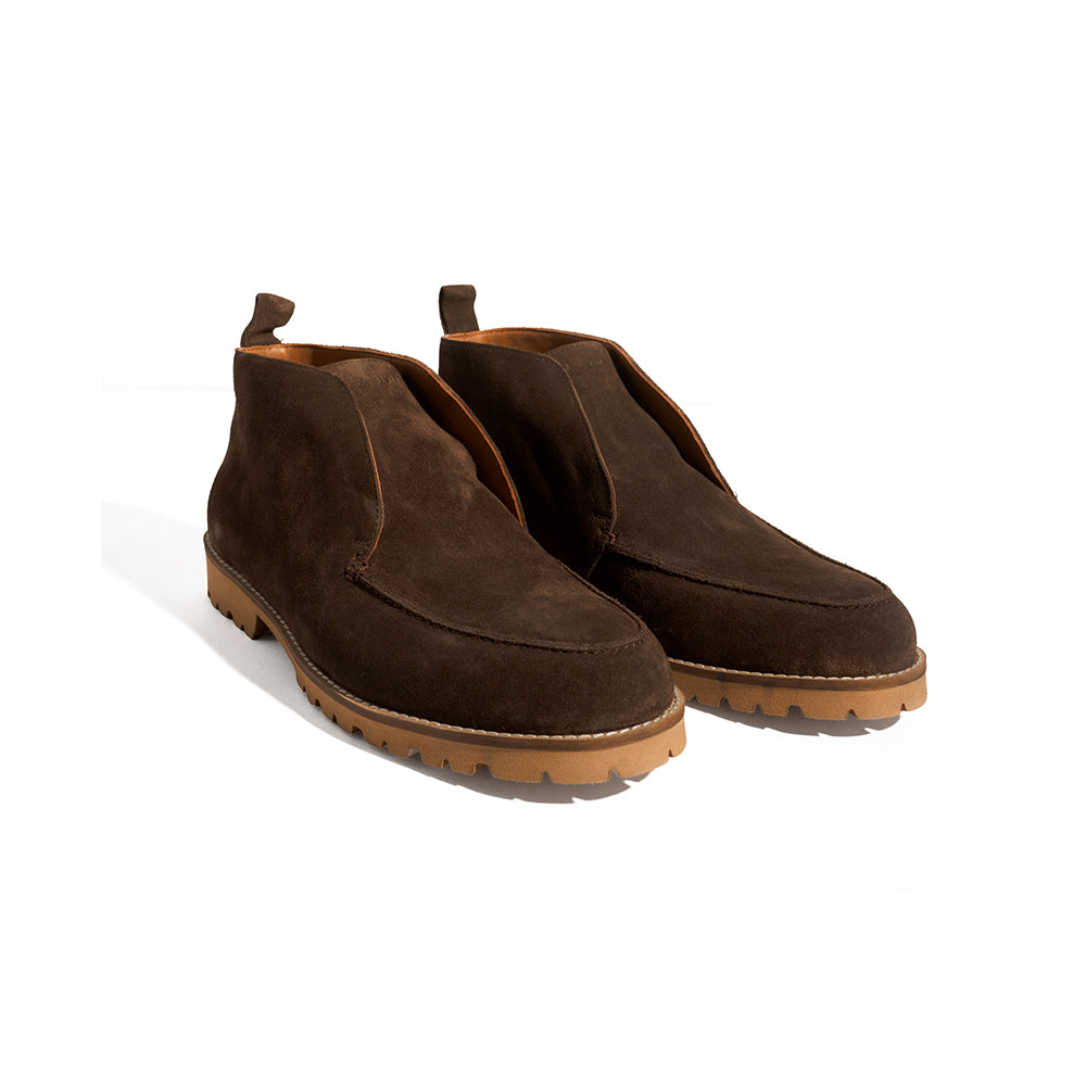 Brown Suede Ankle Boot