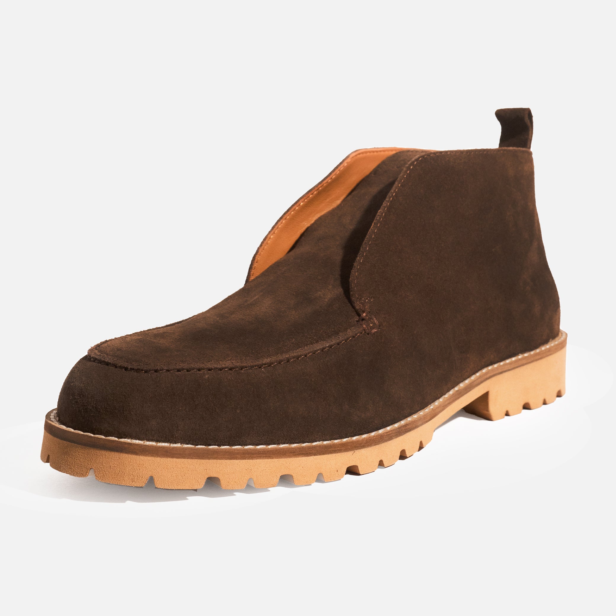 Brown Suede Ankle Boot