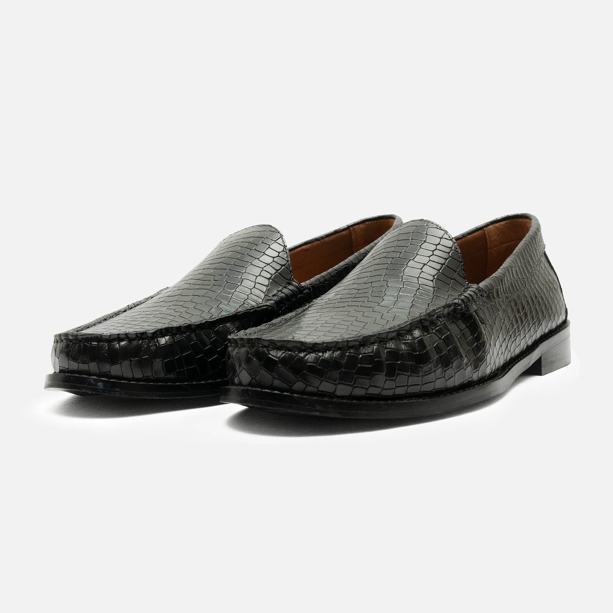 Black Slip-On Loafers