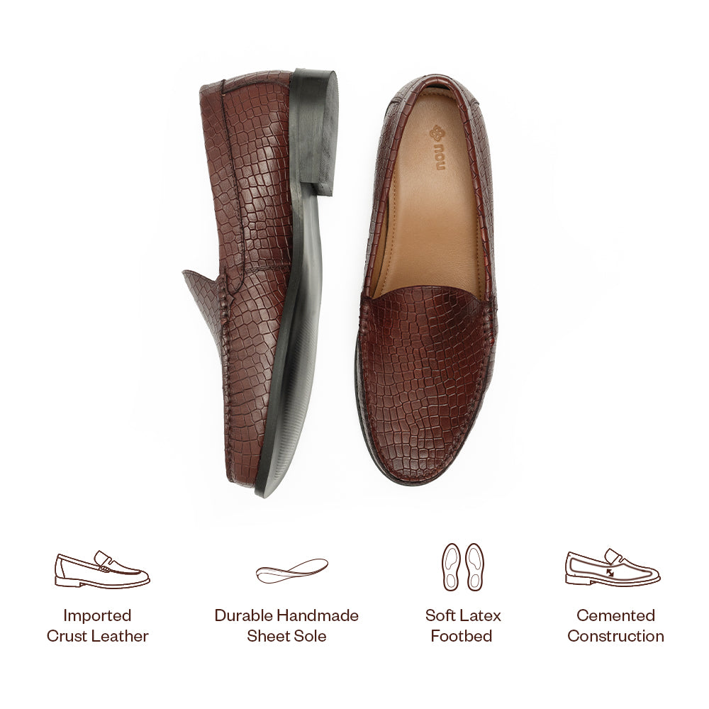 Cherry Slip-On Loafers
