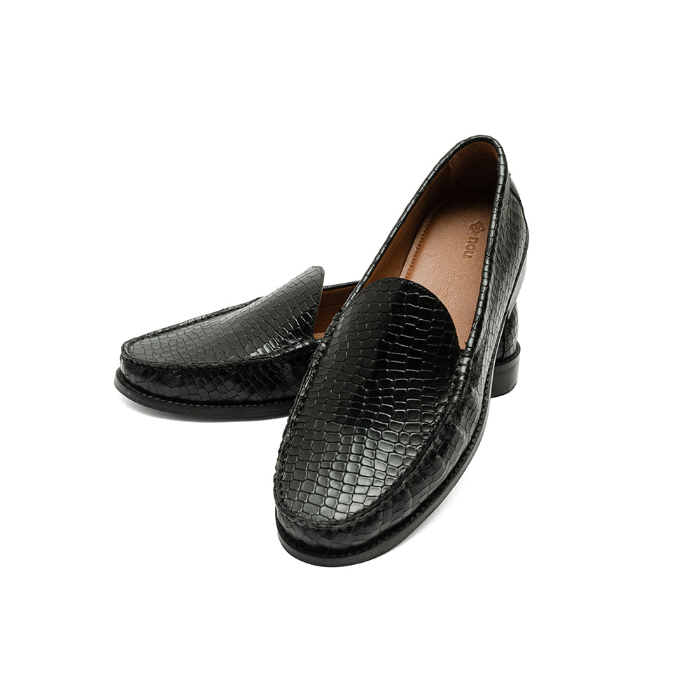 Black Slip-On Loafers