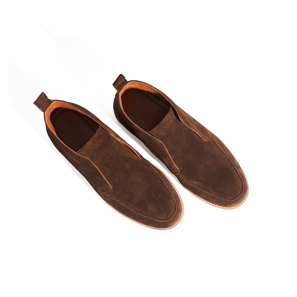 Brown Suede Ankle Boot