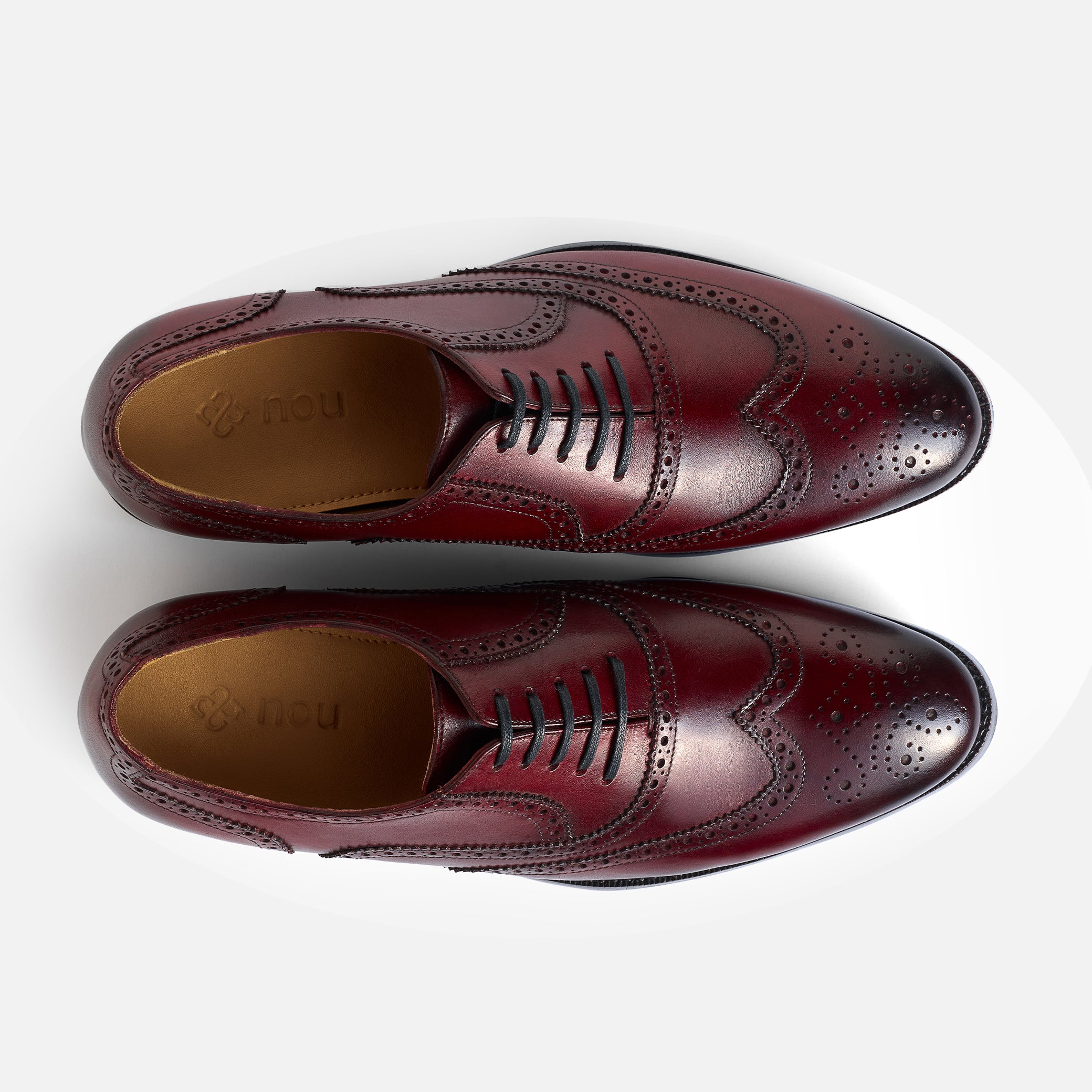 Deep Burgundy Scott Brogue