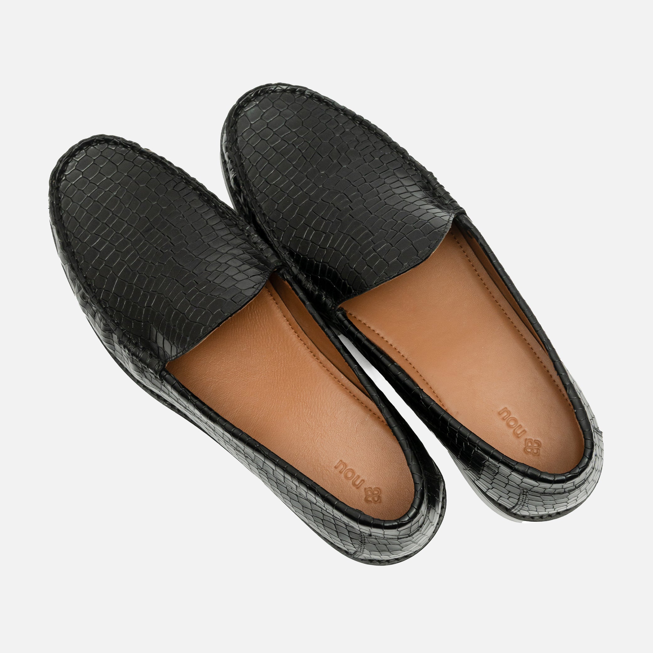 Black Slip-On Loafers