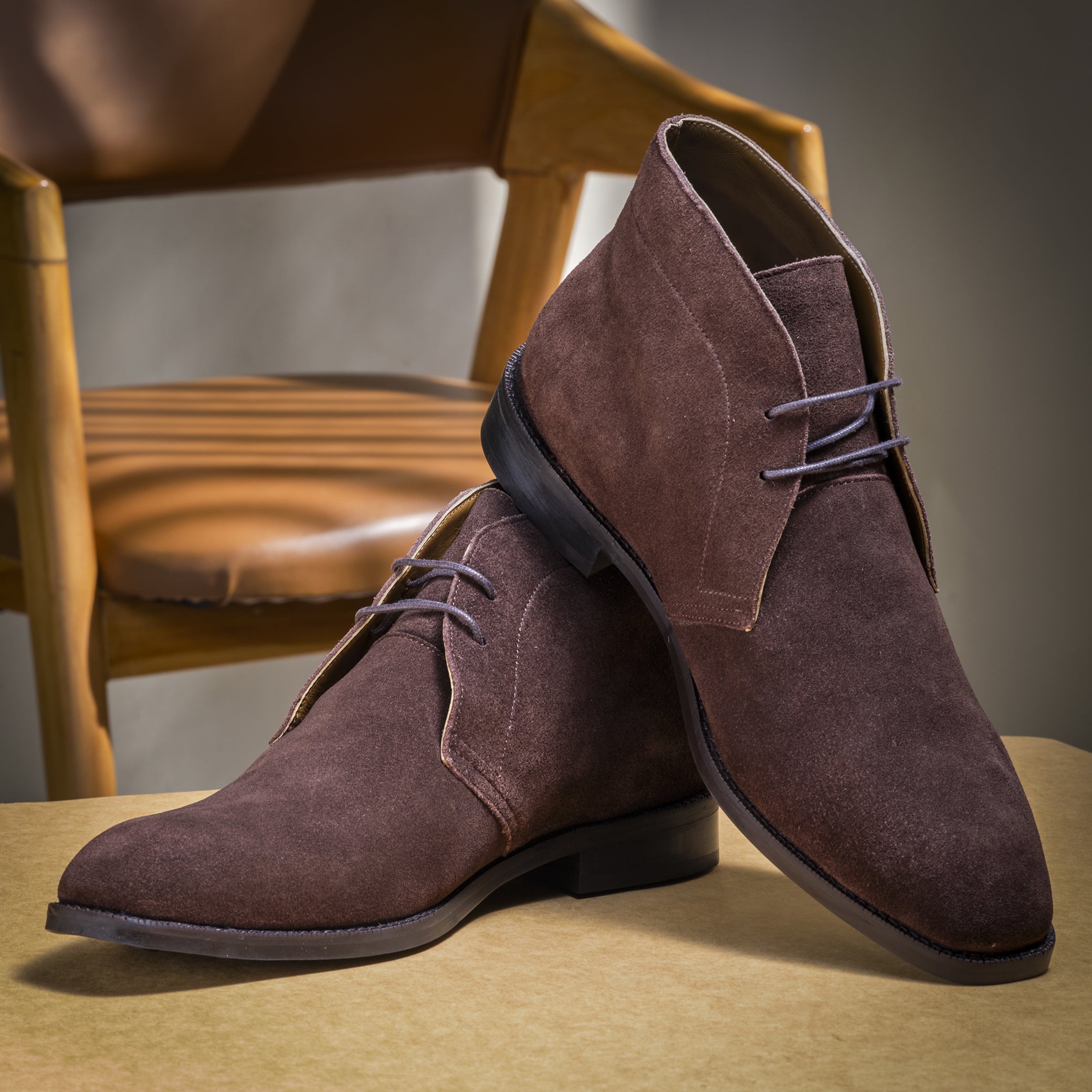 Chocolate Cord Boots