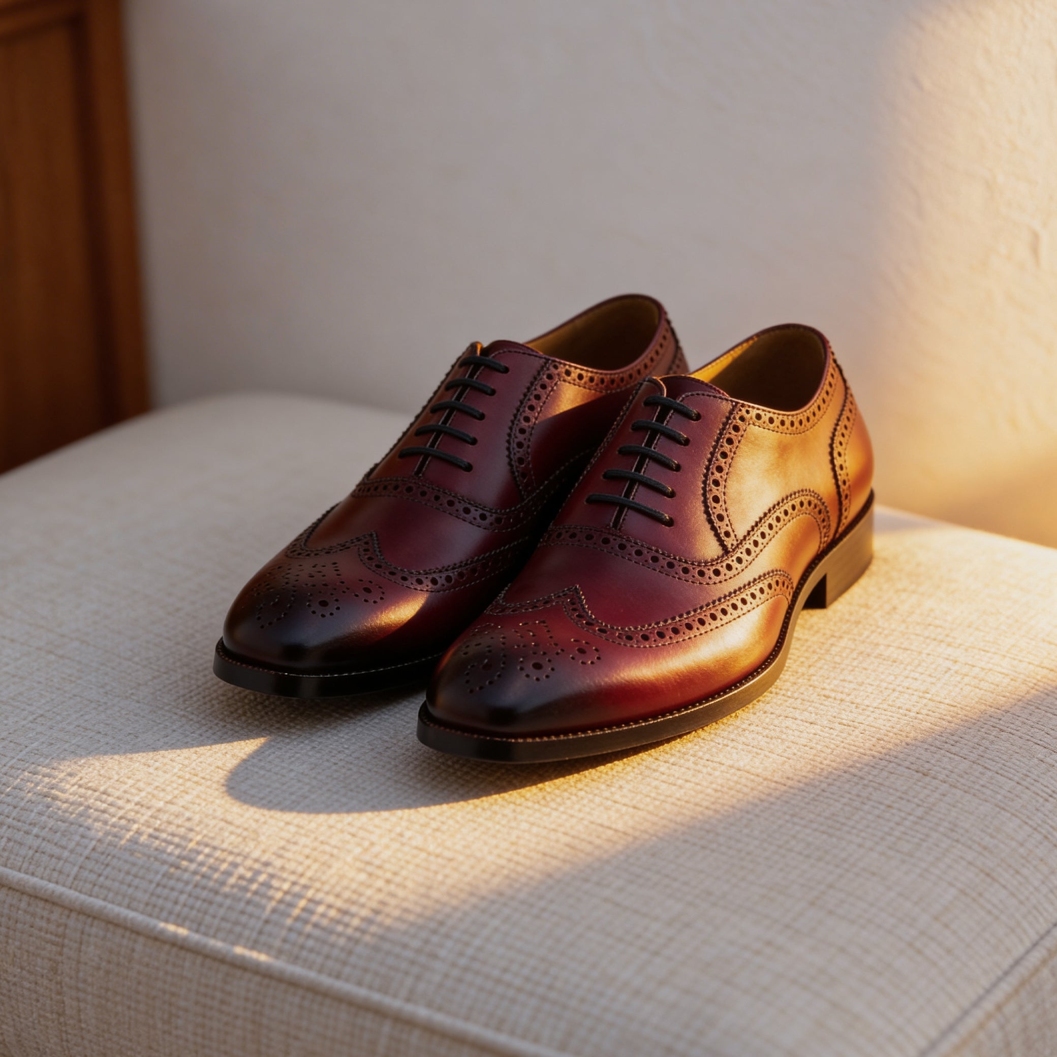 Deep Burgundy Scott Brogue