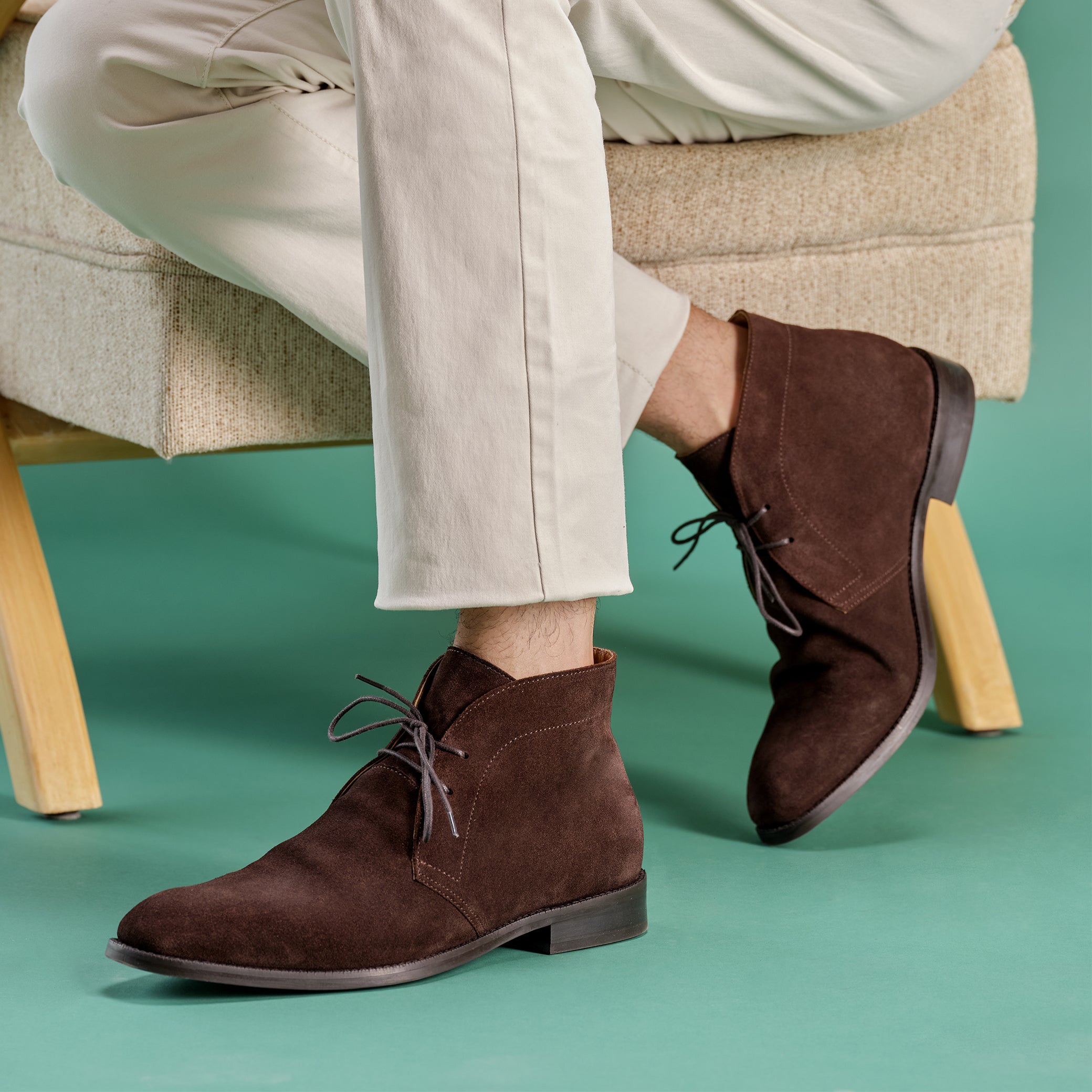 Chocolate Cord Boots