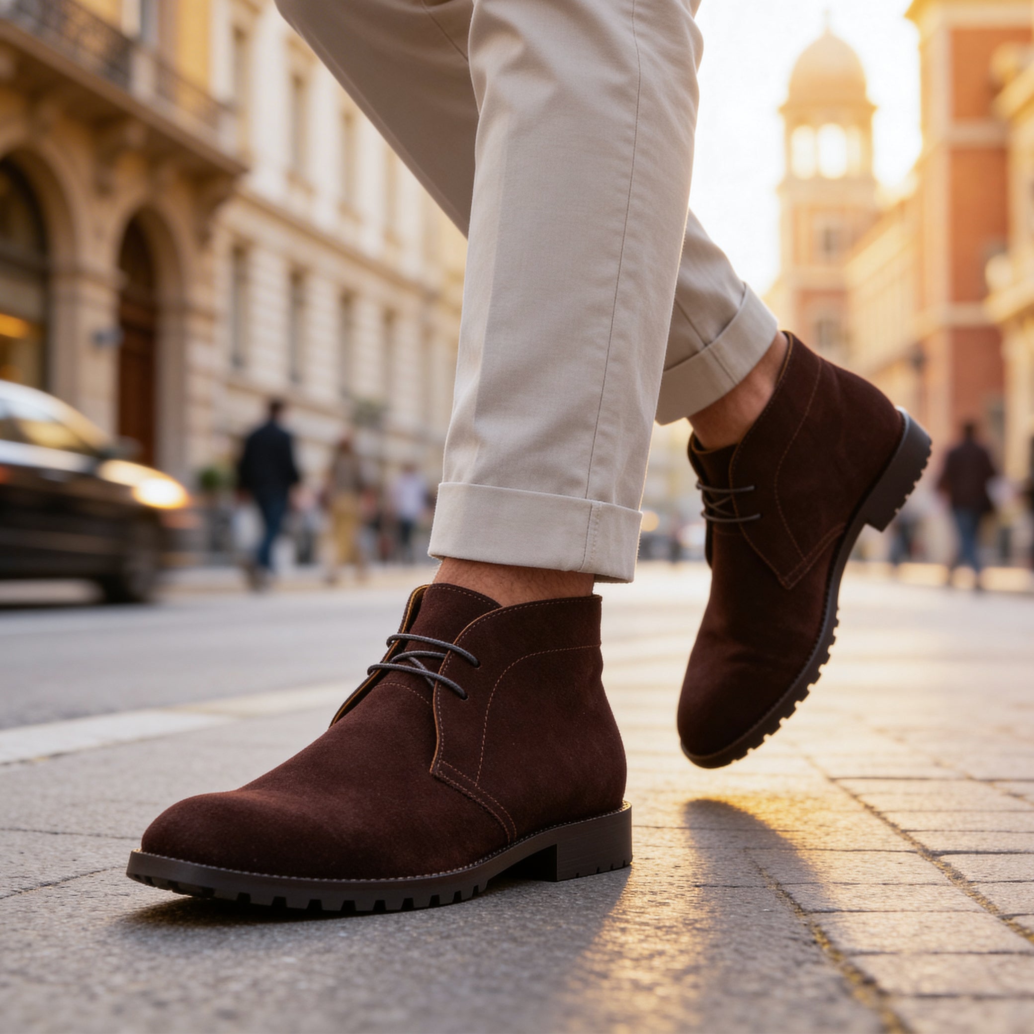 Chocolate Cord Boots