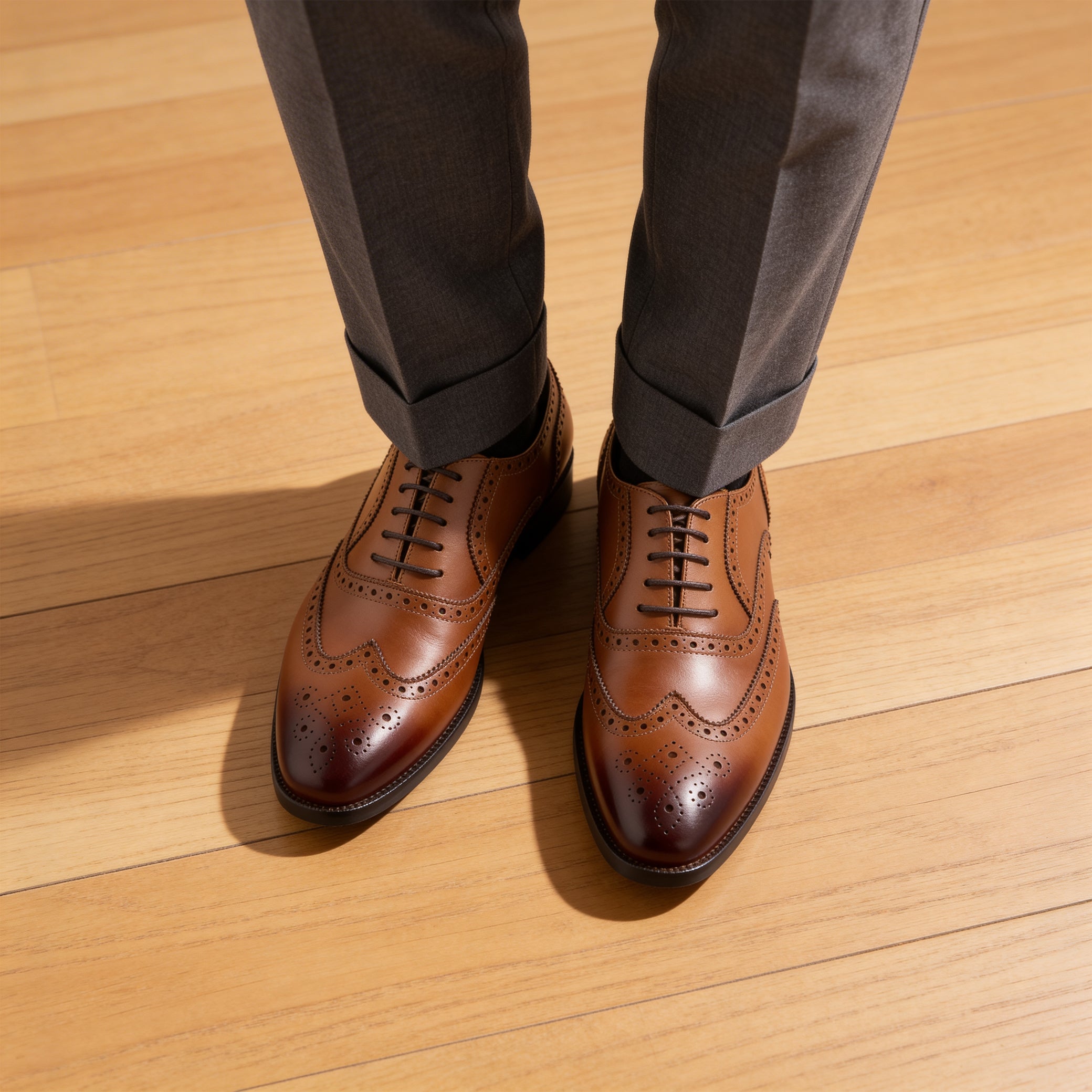 Tan Scott Brogue