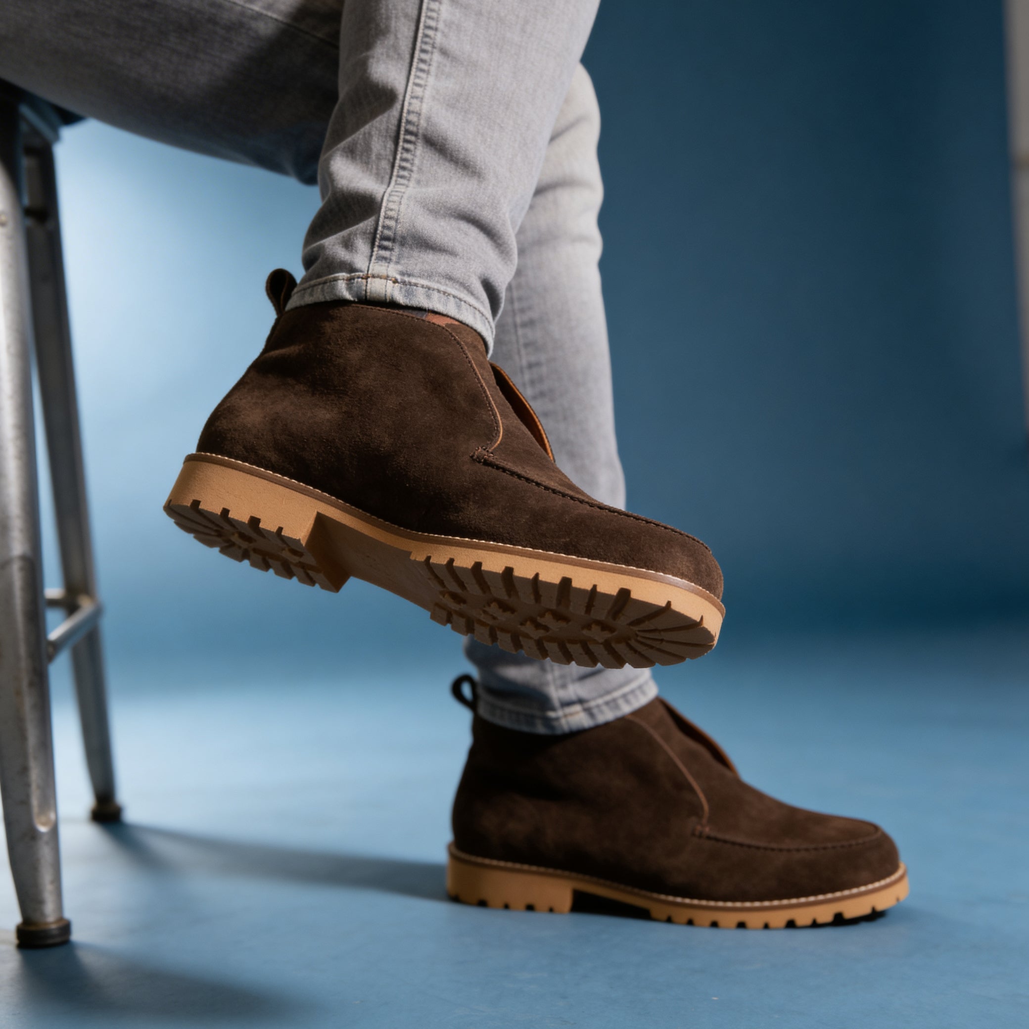 Brown Suede Ankle Boot
