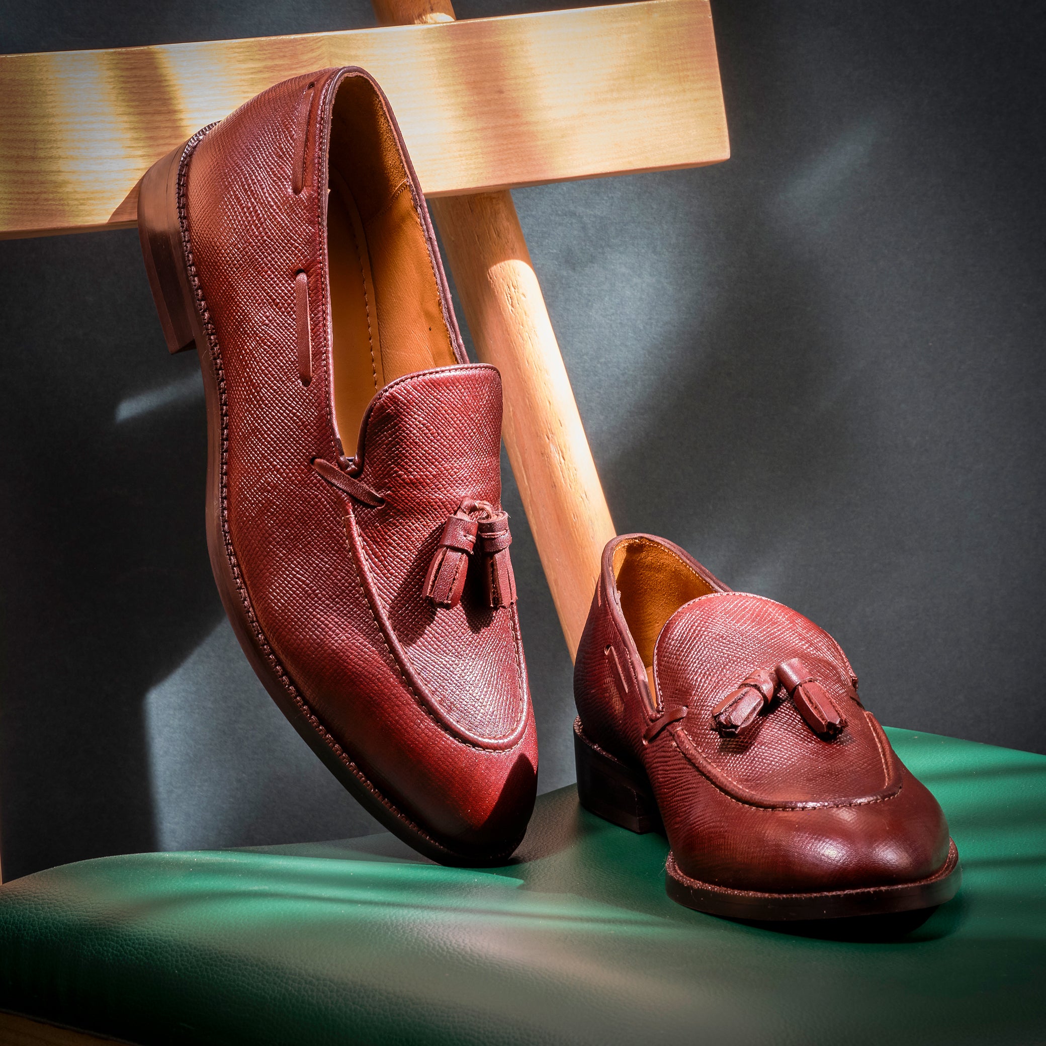 Deep Brown Vintage Tassels