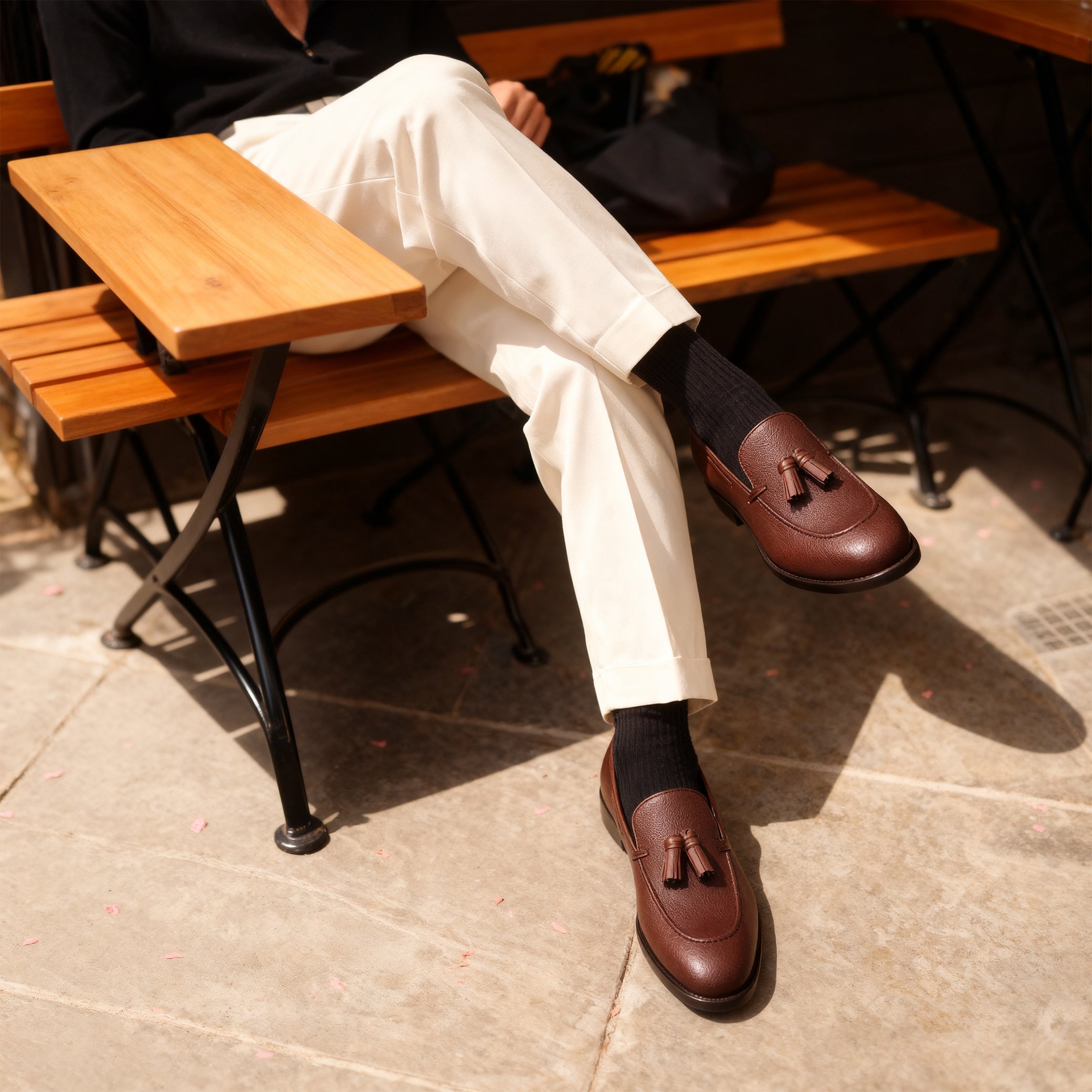 Deep Brown Vintage Tassels