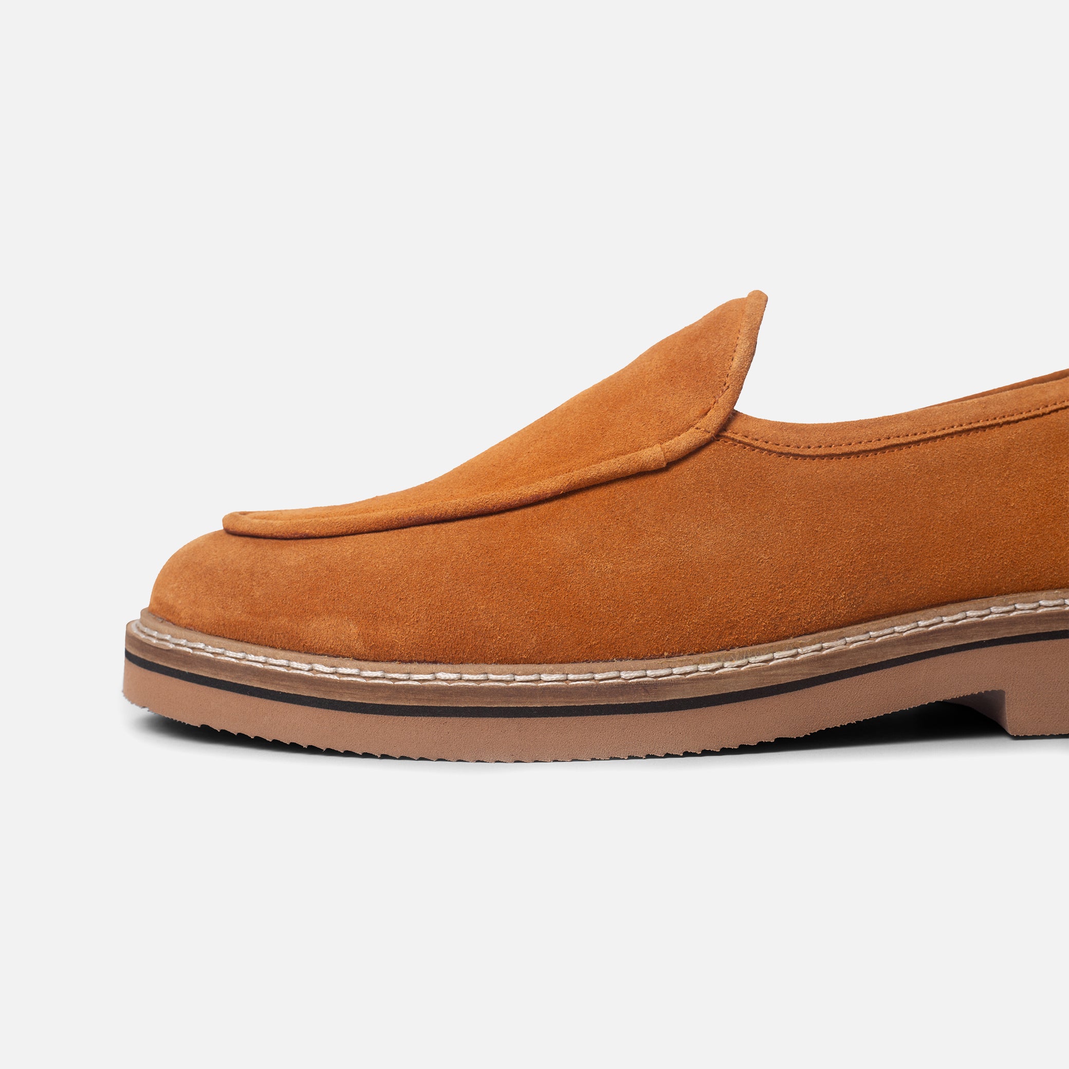 Tan Suede Slip-On