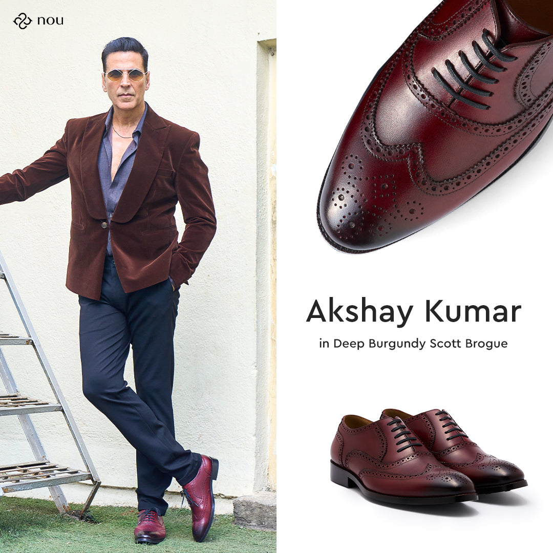 Deep Burgundy Scott Brogue