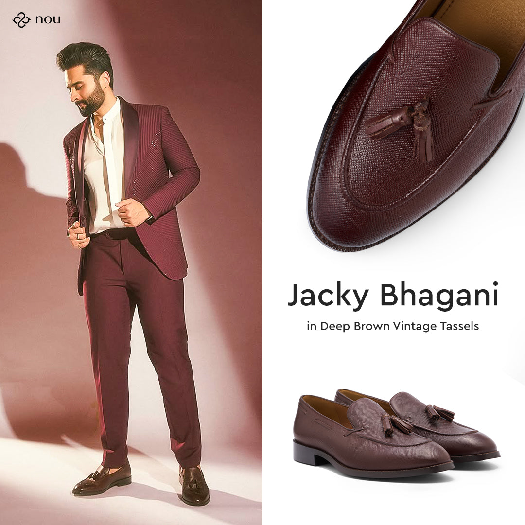 Deep Brown Vintage Tassels